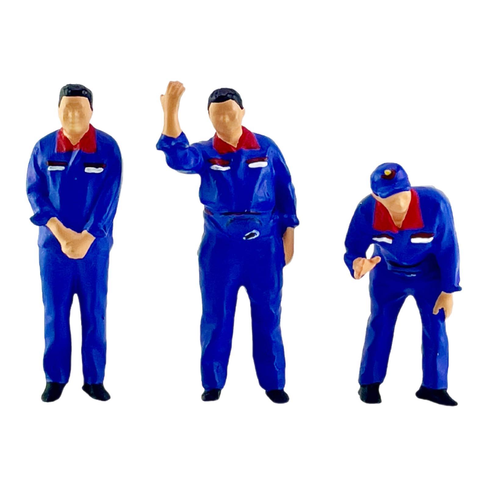 Miniature Gas Station Figures