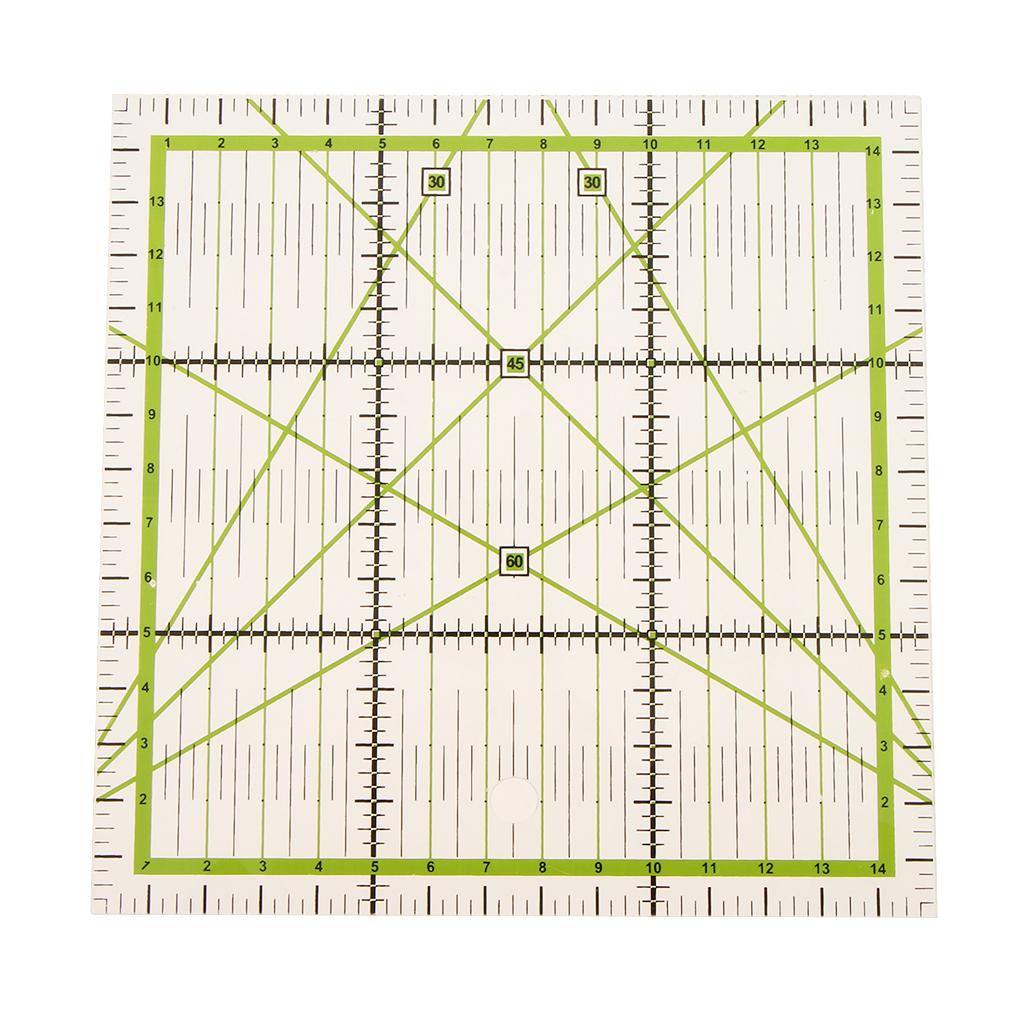 3x1 Piece Plastic Quilting Template Patchwork Tailor Sewing Ruler Square