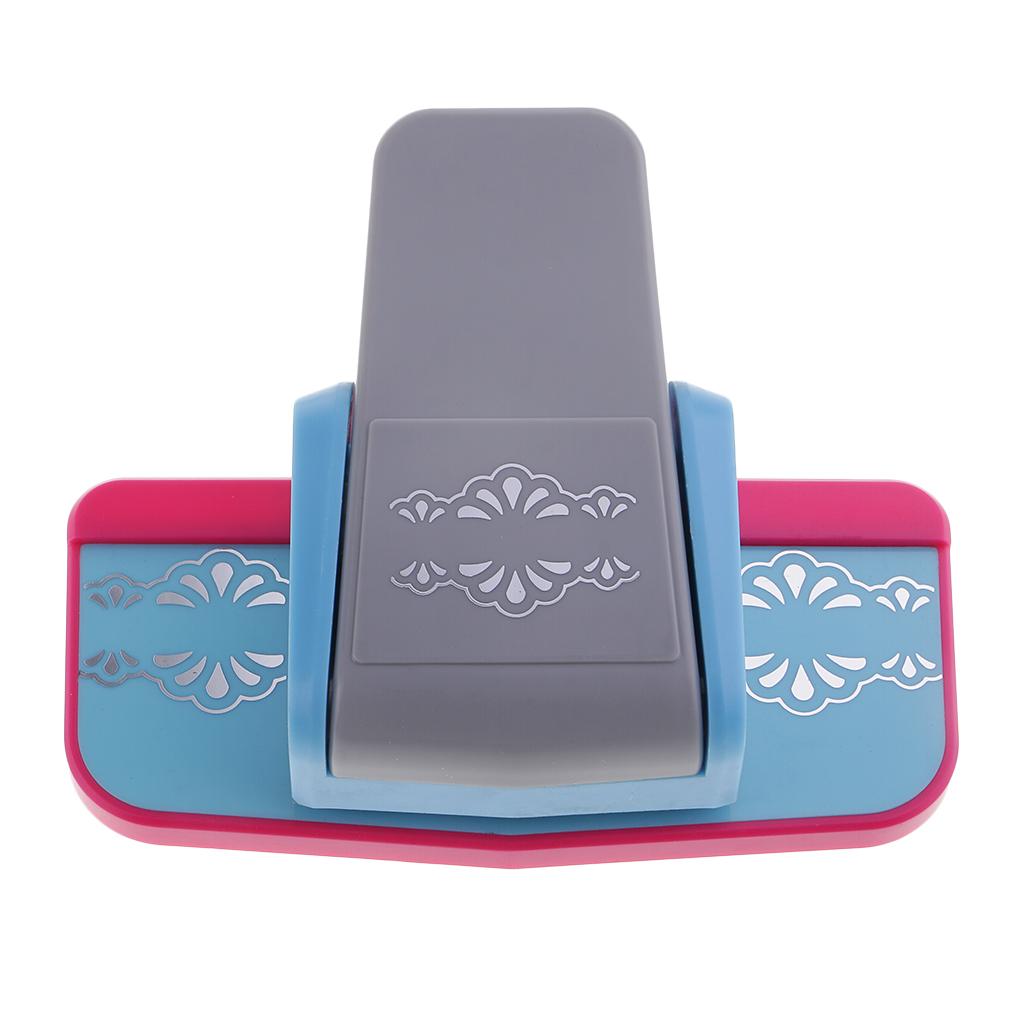 Paper Border Punch Card Making Scrapbook Craft Cutter Double Side Daisy