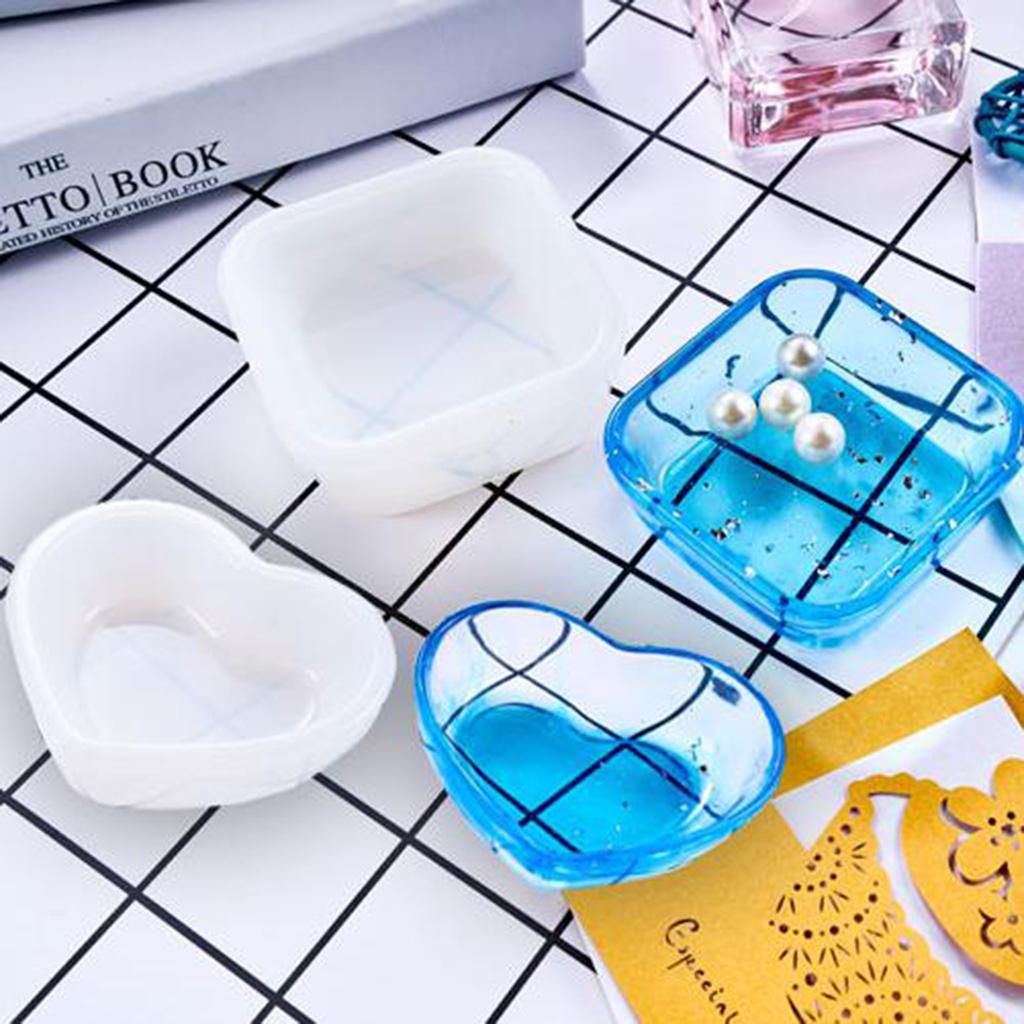 Silicone Mold for Resin Casting Ornaments Craft Candle Holder DIY 83x76x25mm