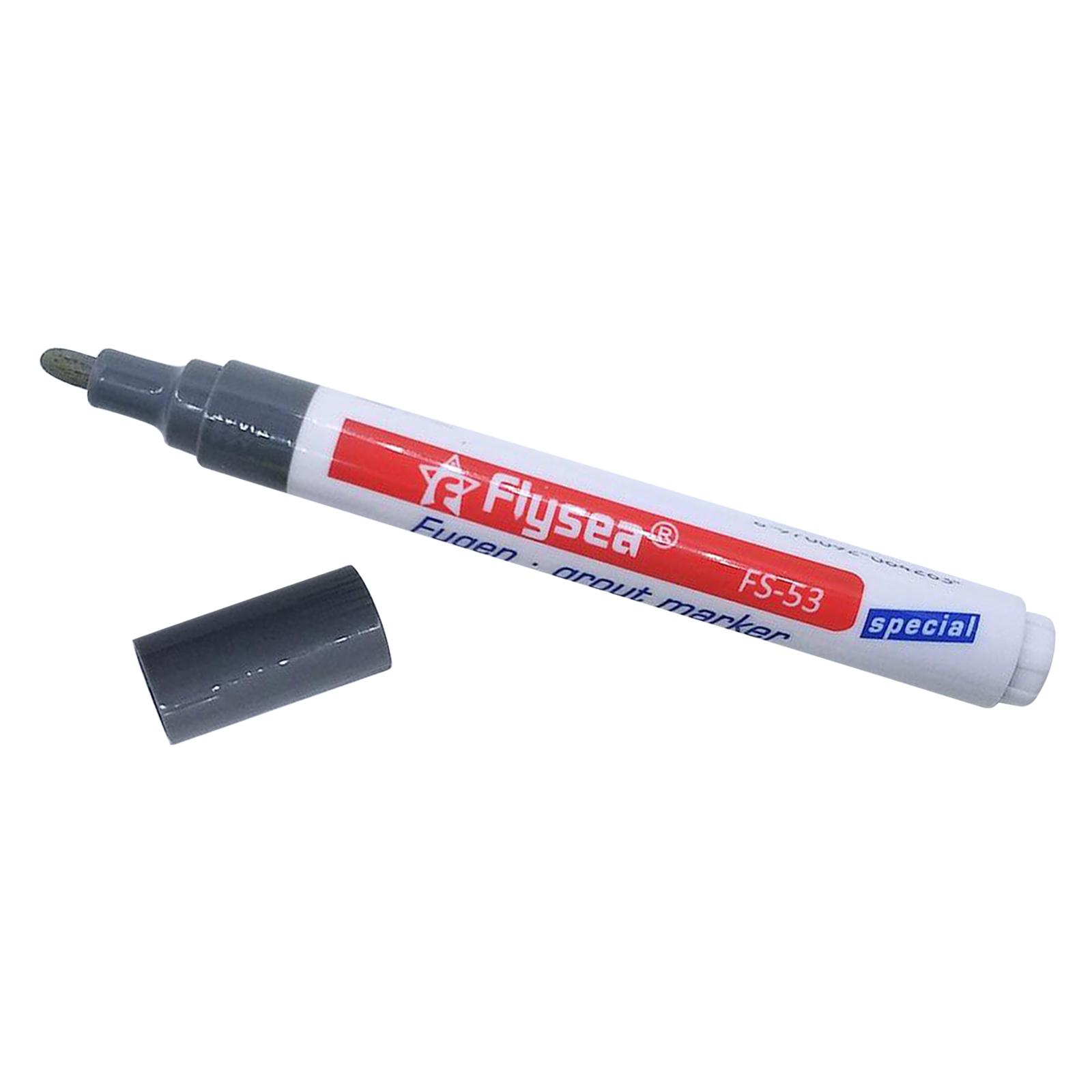 Tile Repair Pen Premium Bathroom Restoring Grout Marker Paint Pen Dark Grey