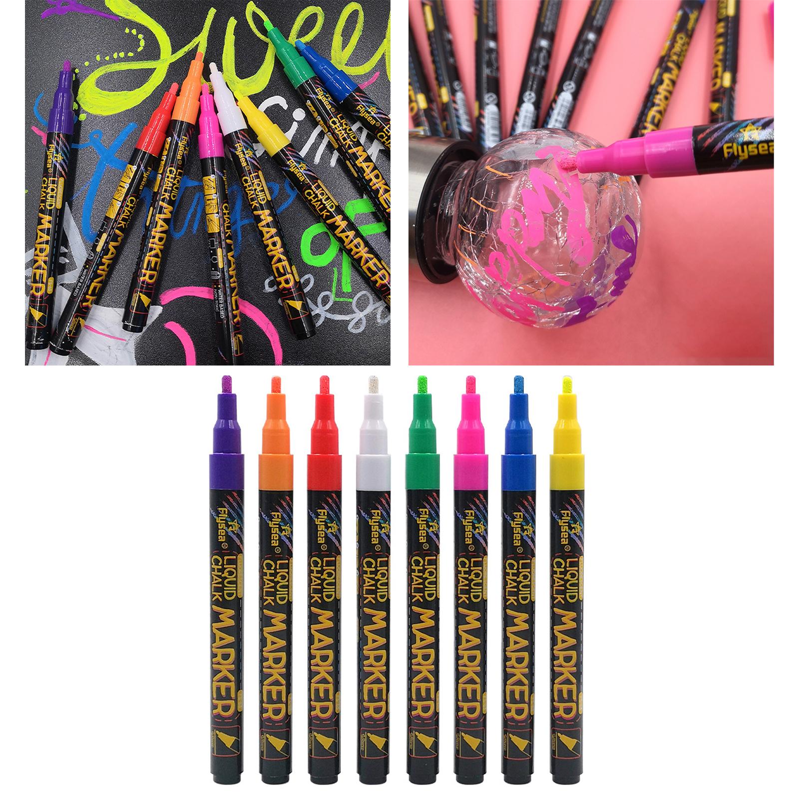 Premium Wet Erasable Liquid Chalk Marker Set for DIY Writing School Supplies