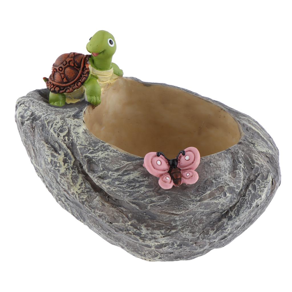 Creative cartoon succulent plant landscape resin flowerpot Tortoise