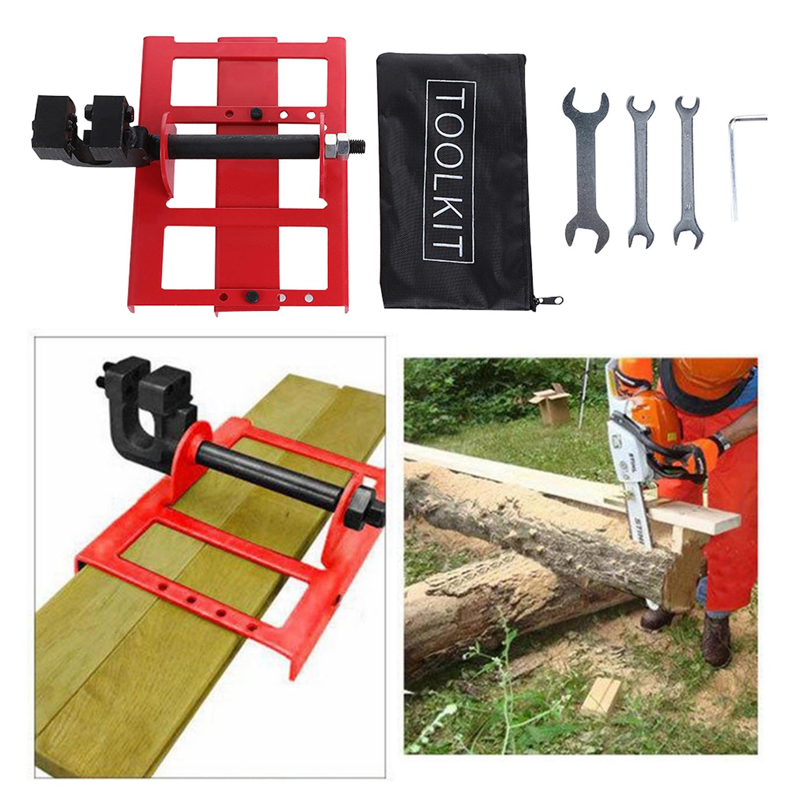 Vertical Chainsaw Mill Wood Lumber Cut Guide Saw Rail Chainsaw Attachment