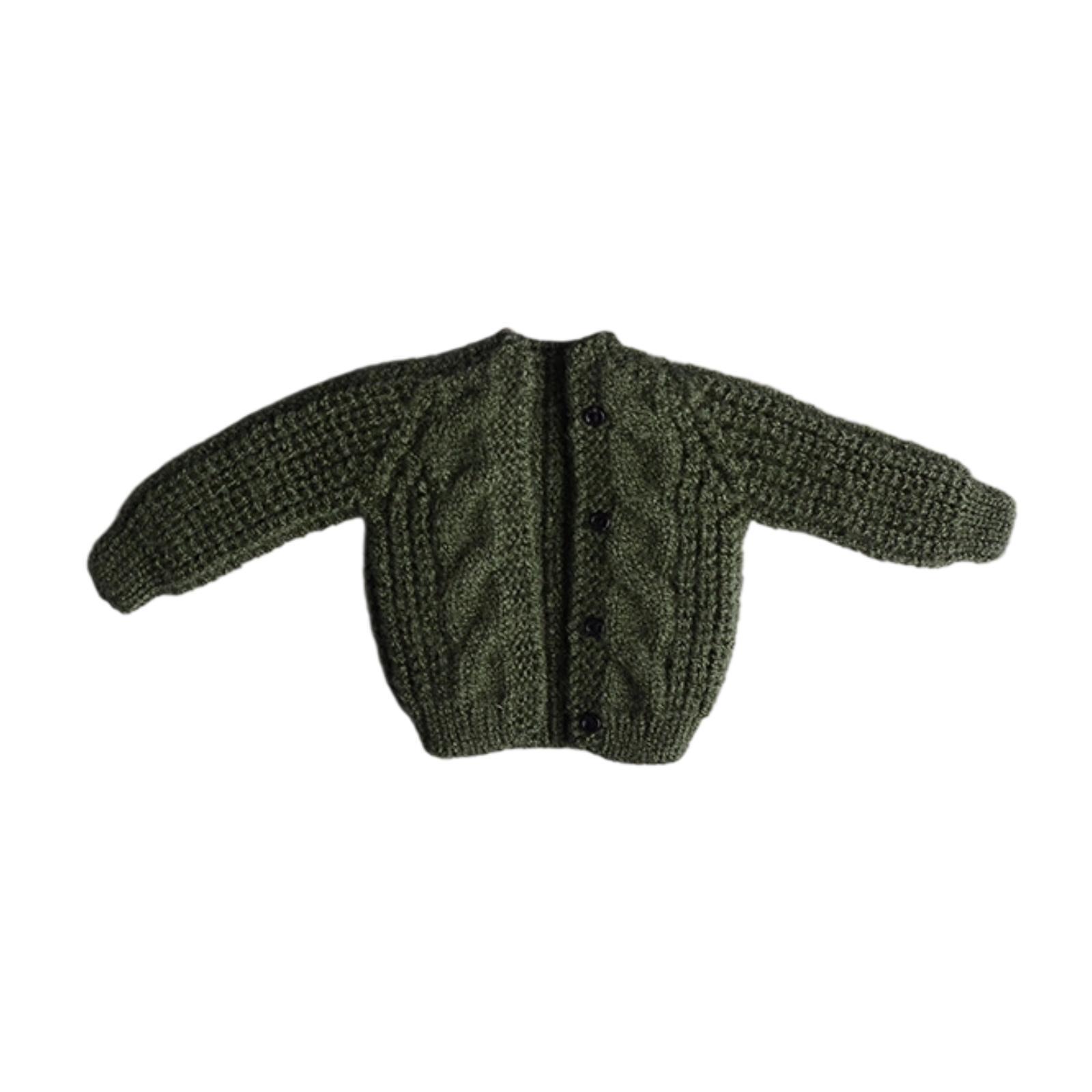 Doll Cardigan Knitted Green