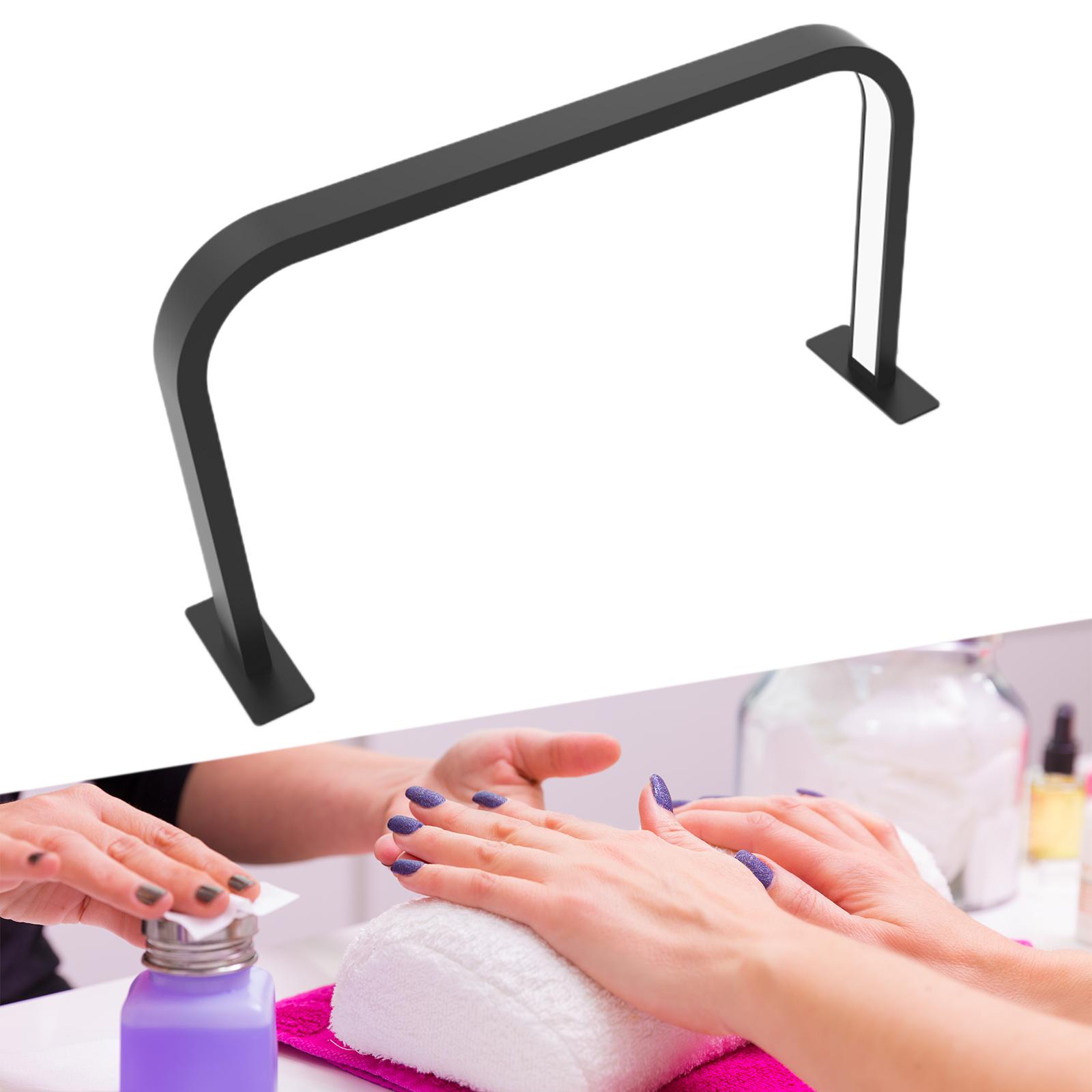 Half Moon Nail Desk Lamp 13" LED Desk Lamp for Nails Lash Extension Manicure black