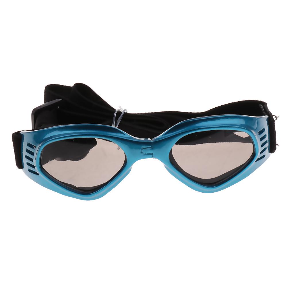 Pet Dog Goggles UV Sunglasses Anti-wind Glasses Eye Wear Protection  Blue
