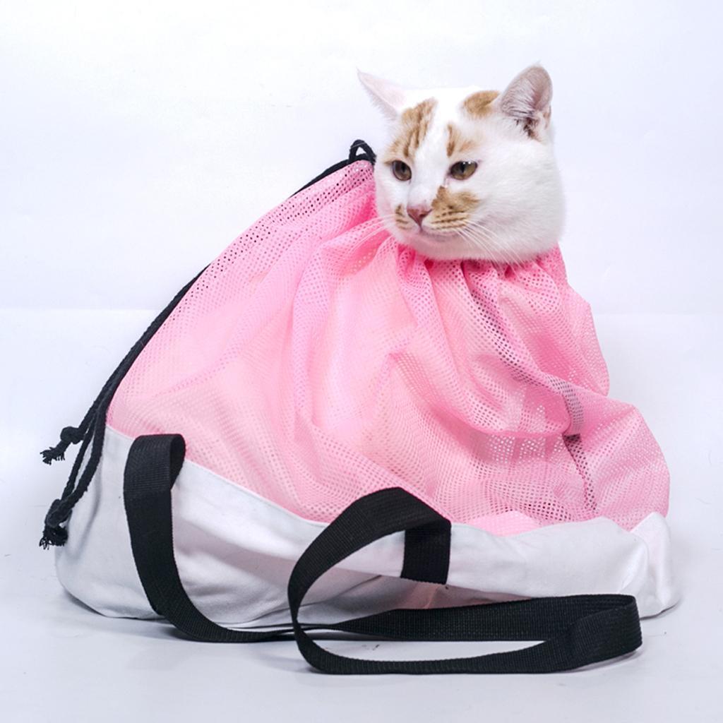 Small Pet Cat Carrier Bag Carry Handbag Travel Tote Pouch Suitable for
