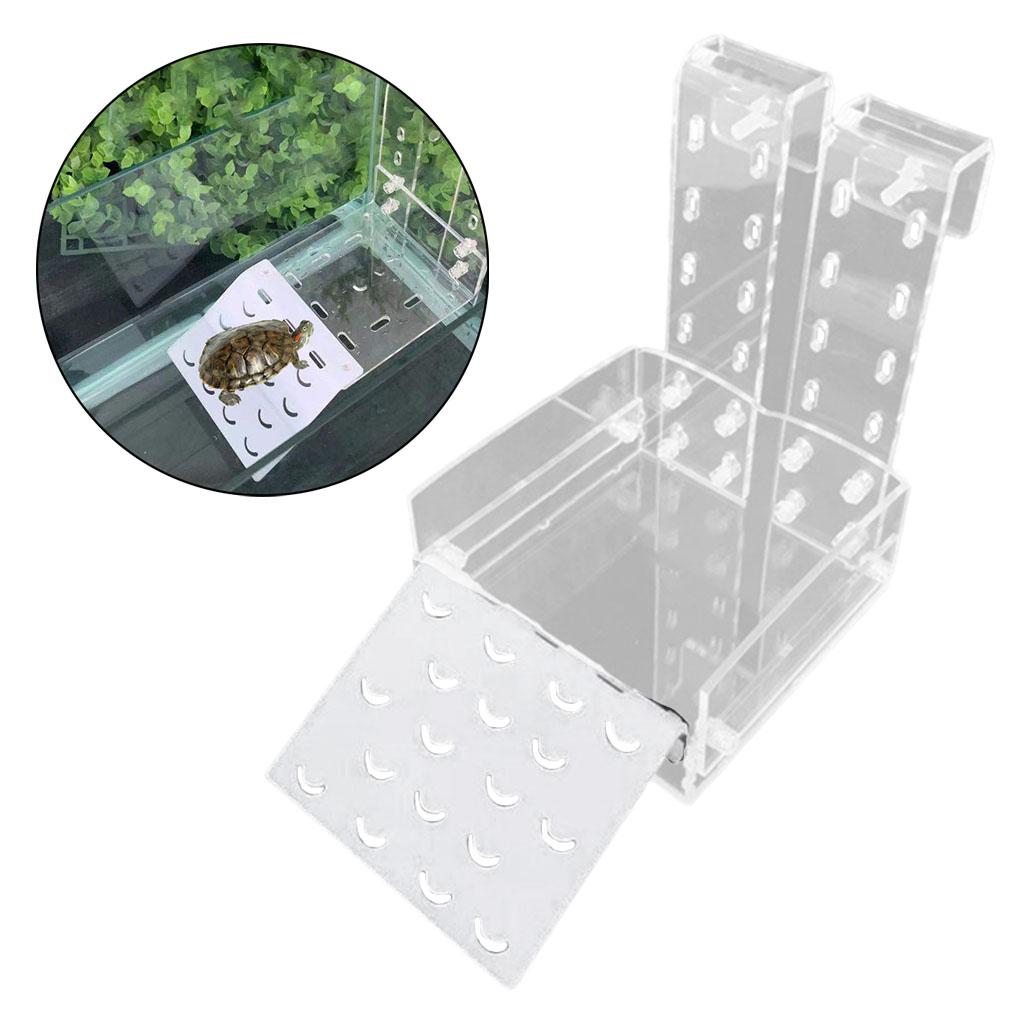 Tortoise Ramp Climbing Hermit Crab Turtle Basking Platform 10x17cm