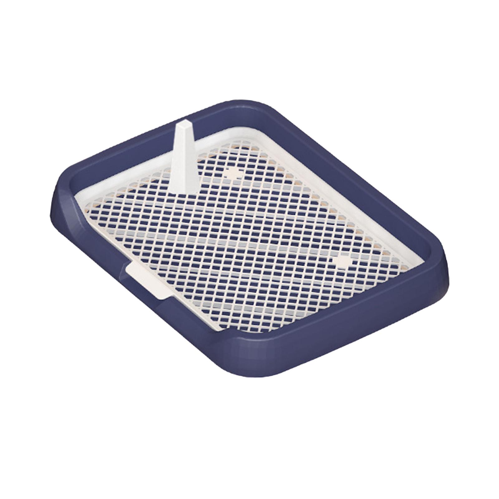 Pet Training Tray Mesh Grids Blue