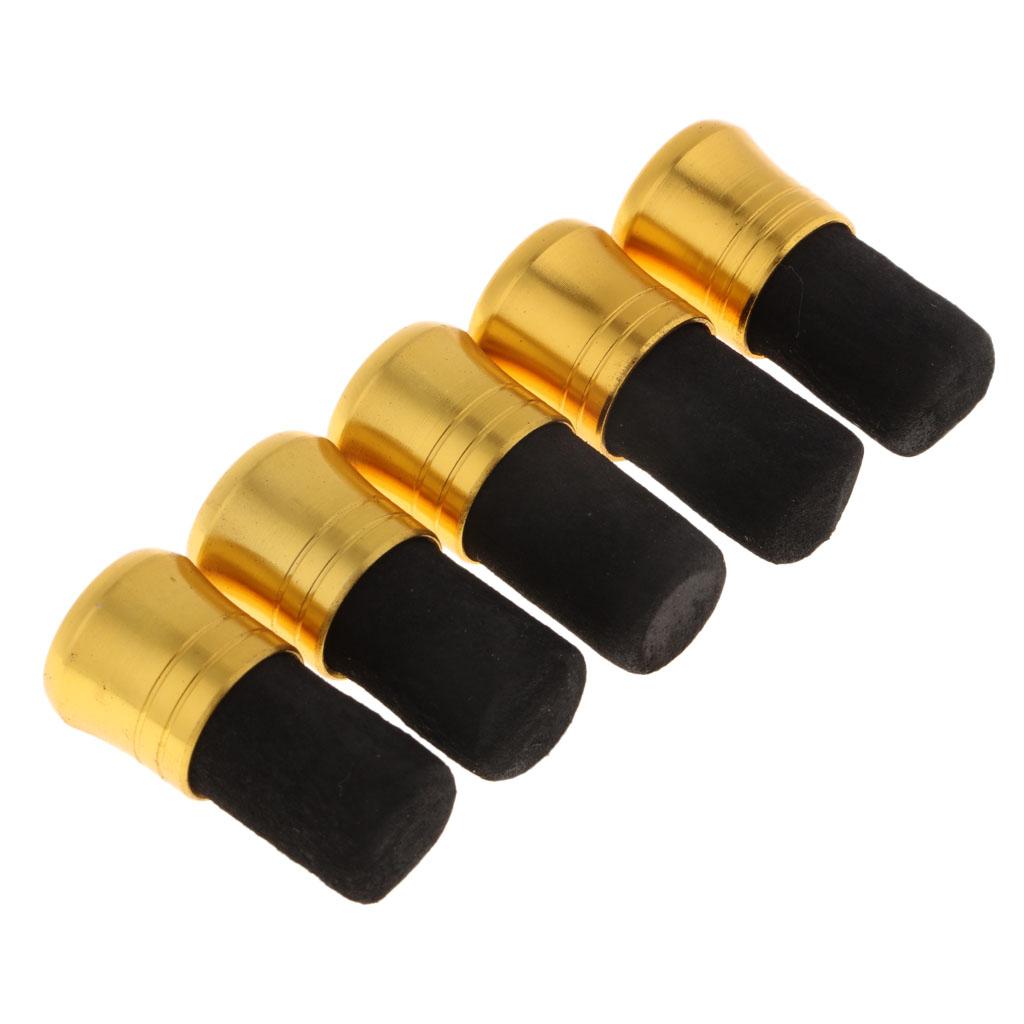 5pcs Fishing Rod Butt Caps End Protector for Baitcasting Travel Sea Fly