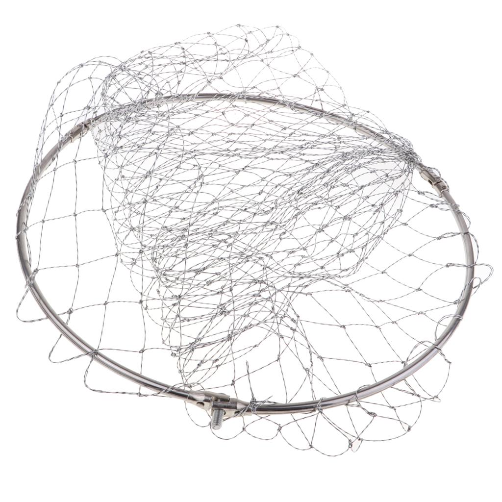 Details about   Durable Nylon Replacement Fishing Net Collapsible Rhombus Mesh Folding Dip  cn 