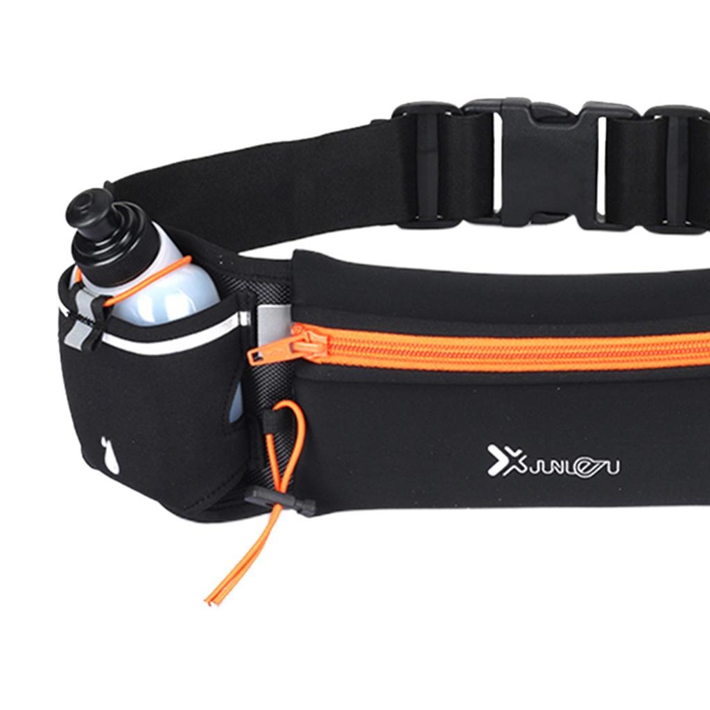 Multi-functional Waterproof Running Jogging Belt Bum Waist Pouch Pack Orange