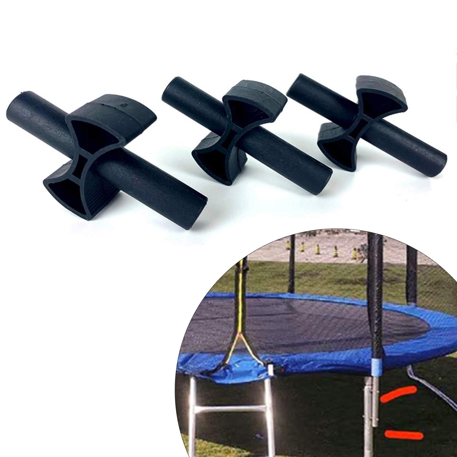 12X Trampoline Enclosure Pole Gap Spacers Trampoline Plastic For Trampoline