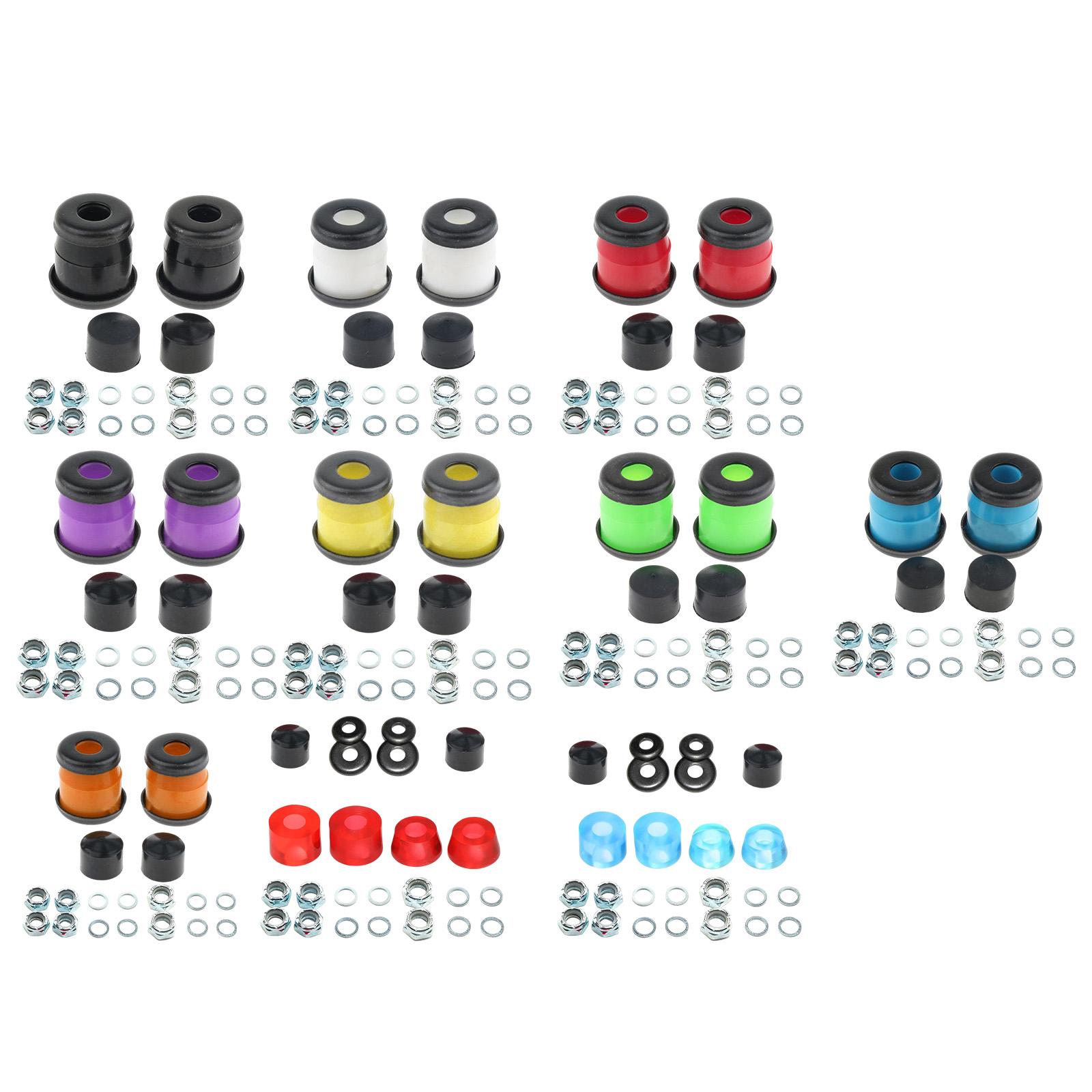 4xSkateboard Truck Bushings Kit Skateboard Cup Shock Absorb blue