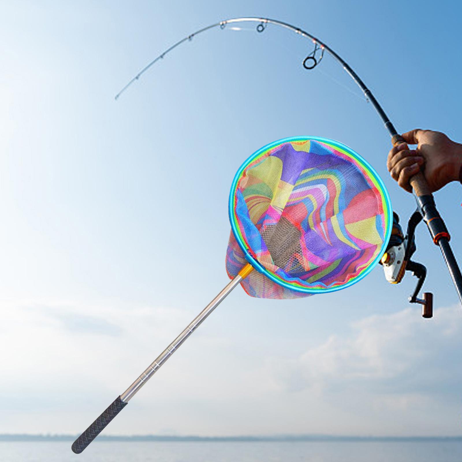 Fishing Landing Net Telescopic Extendable Kids Butterfly Net for Crabs Prawns