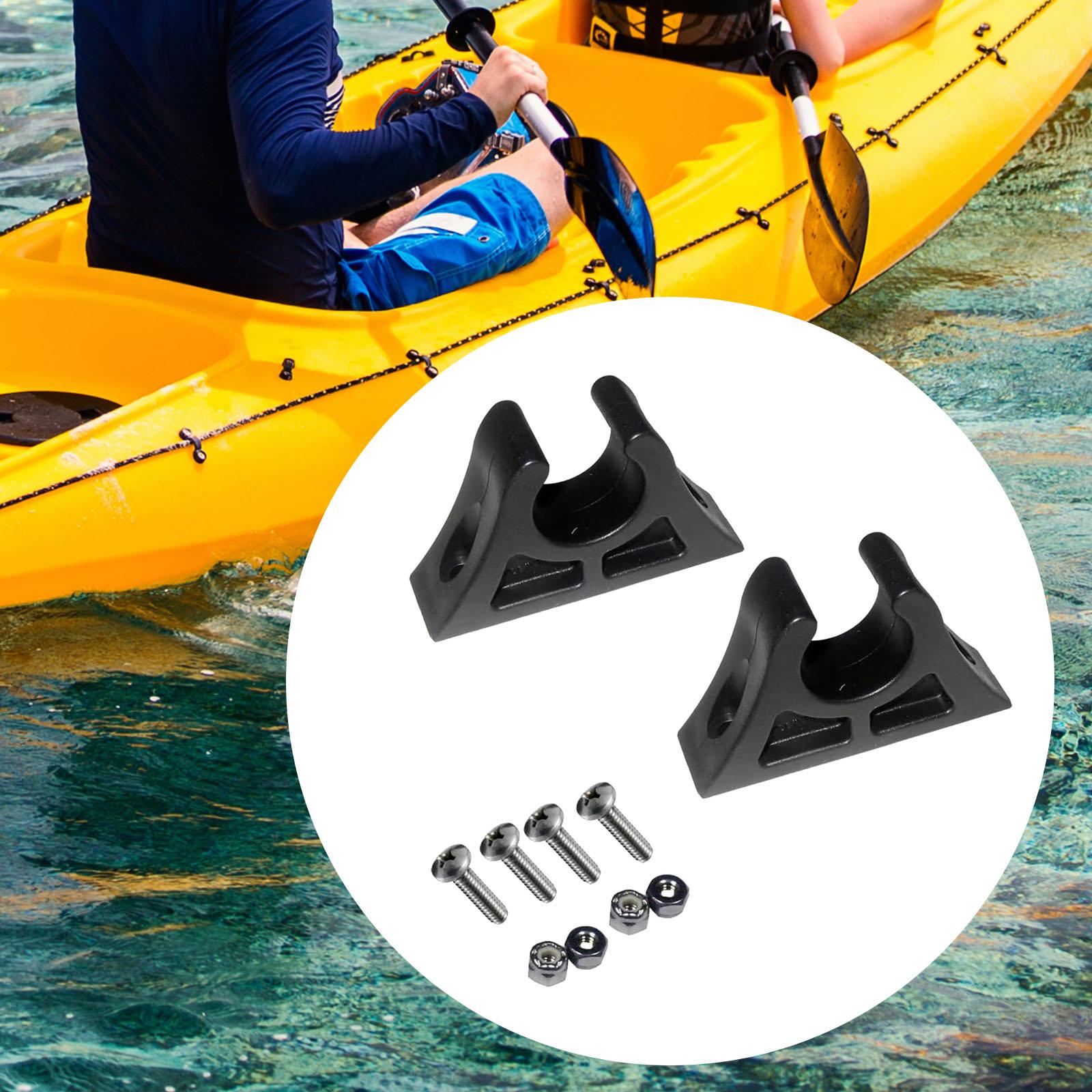 2Pcs Kayak Paddle Holder Clips Oars Keeper for Kayaks Dinghy Surfboard