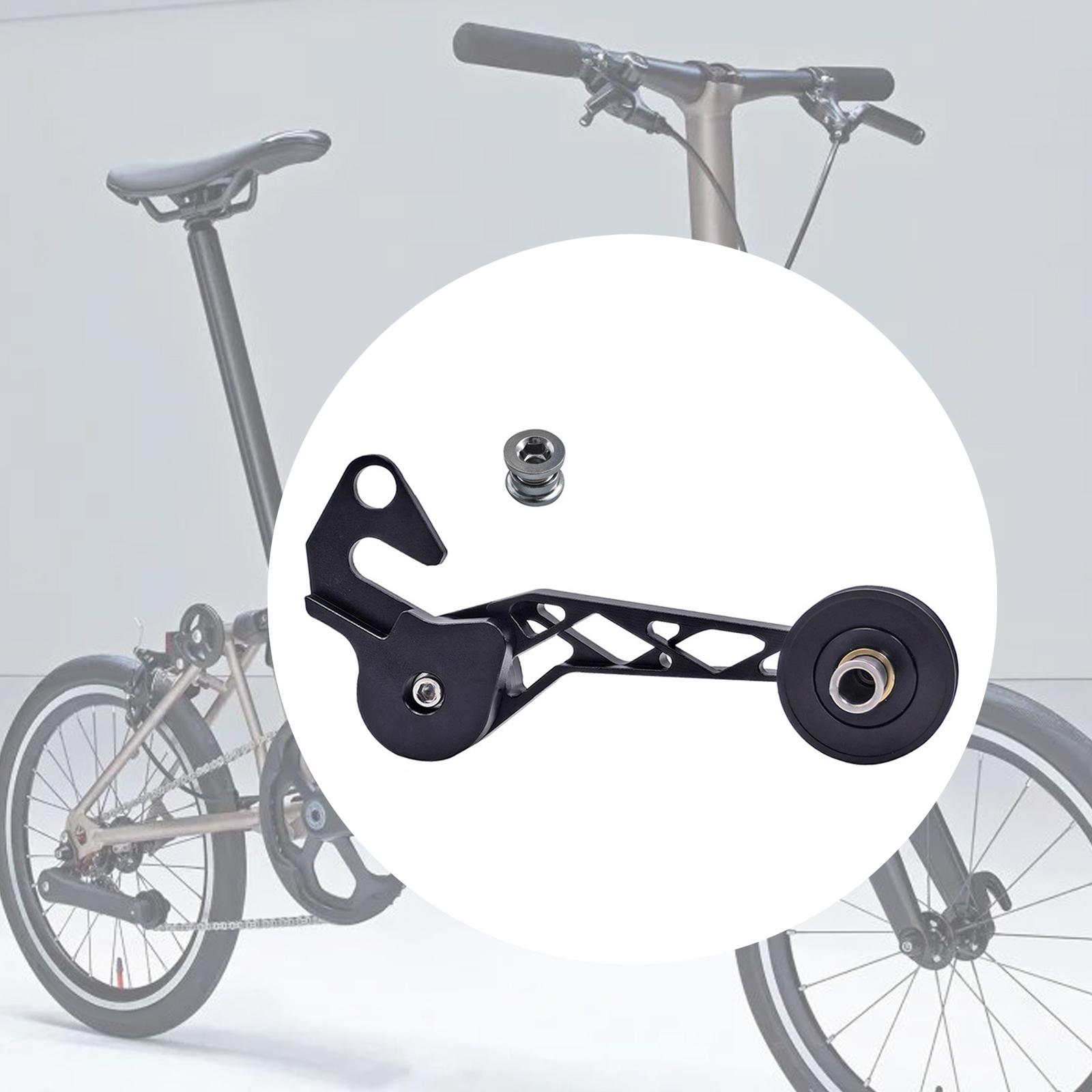 Bike Chain Stabilizer Cycling Chain Guide Mountain Tail Hook Black