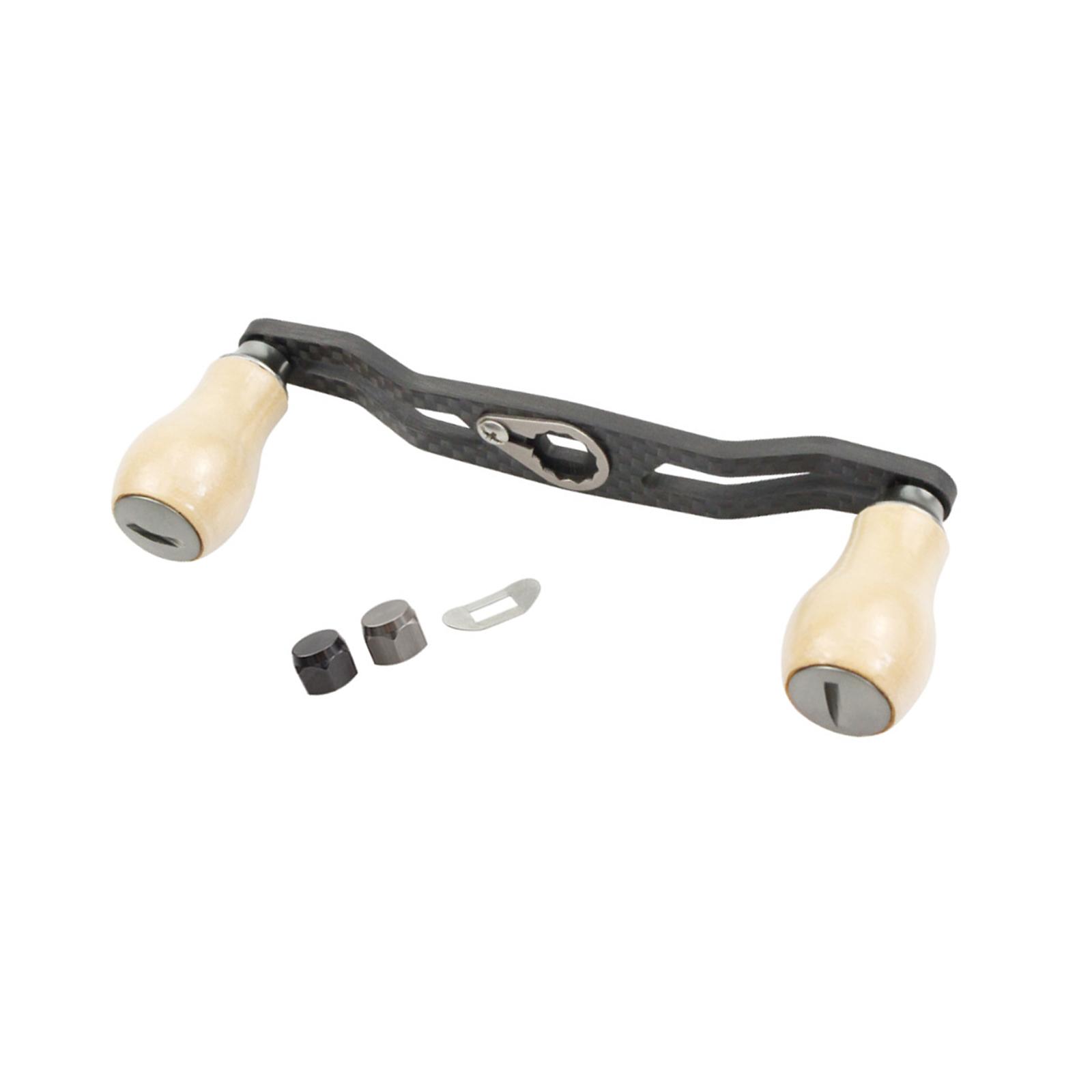 Reel Handle Replacement Parts Accessories Rotatable Baitcasting Power Handle argent