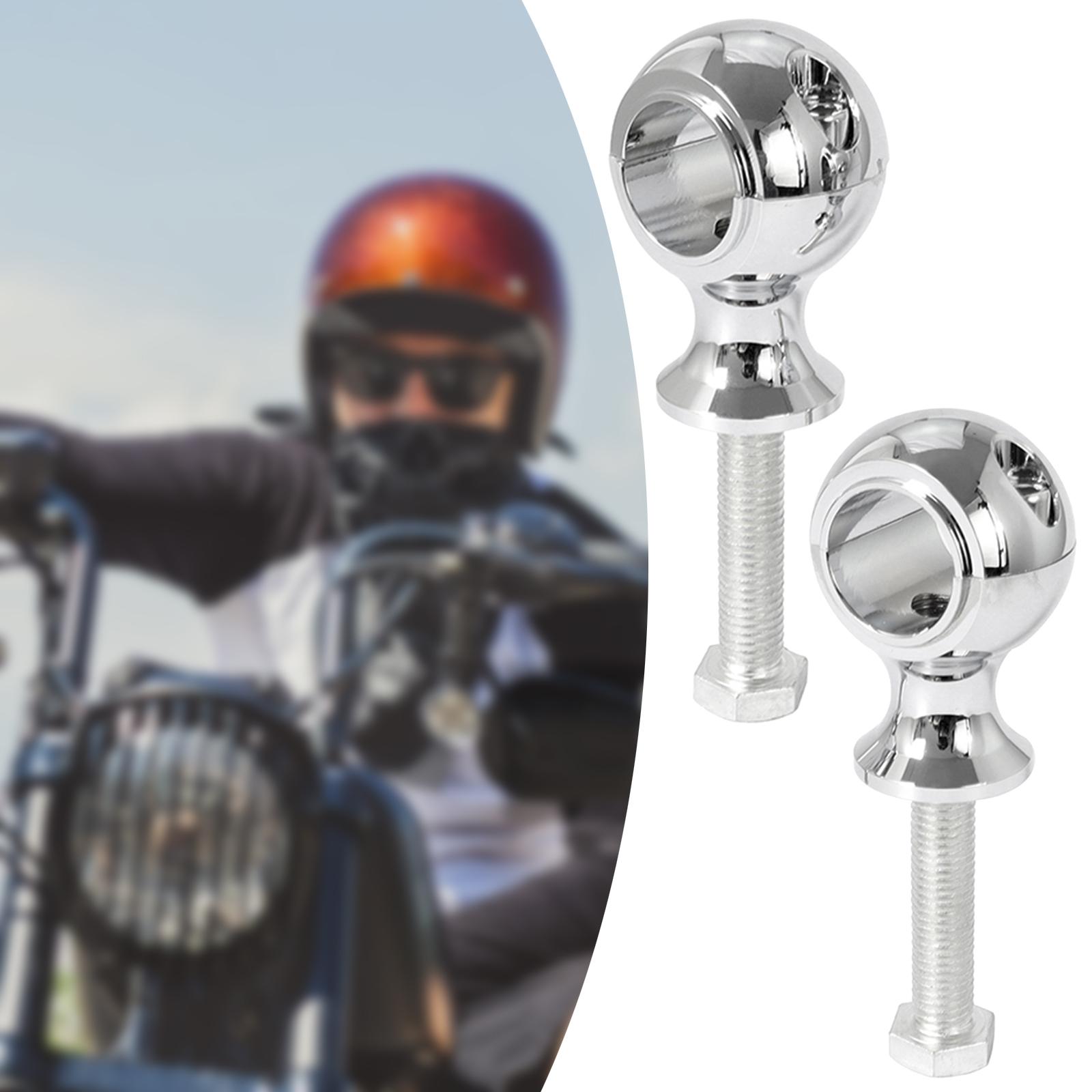 Motorcycle Handlebar Risers 25mm Replace Harley Other Handlebar Silvery