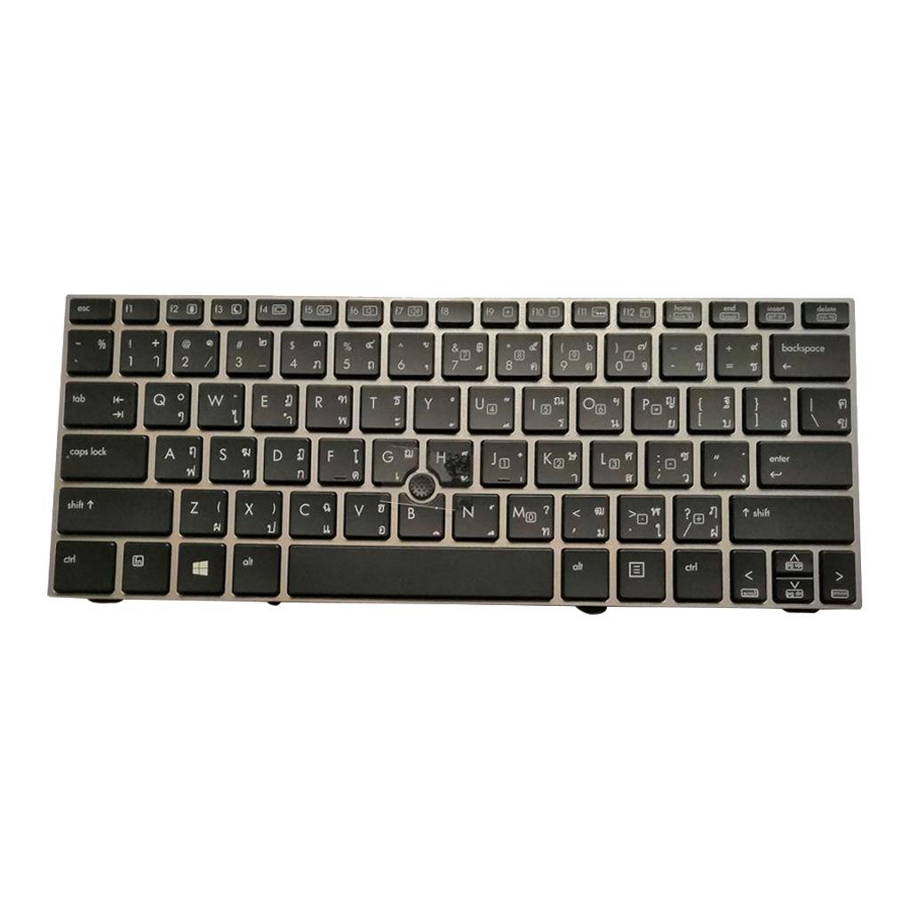 Keyboard TI for HP EliteBook 2170p 2170 with Gray Frame Backlit