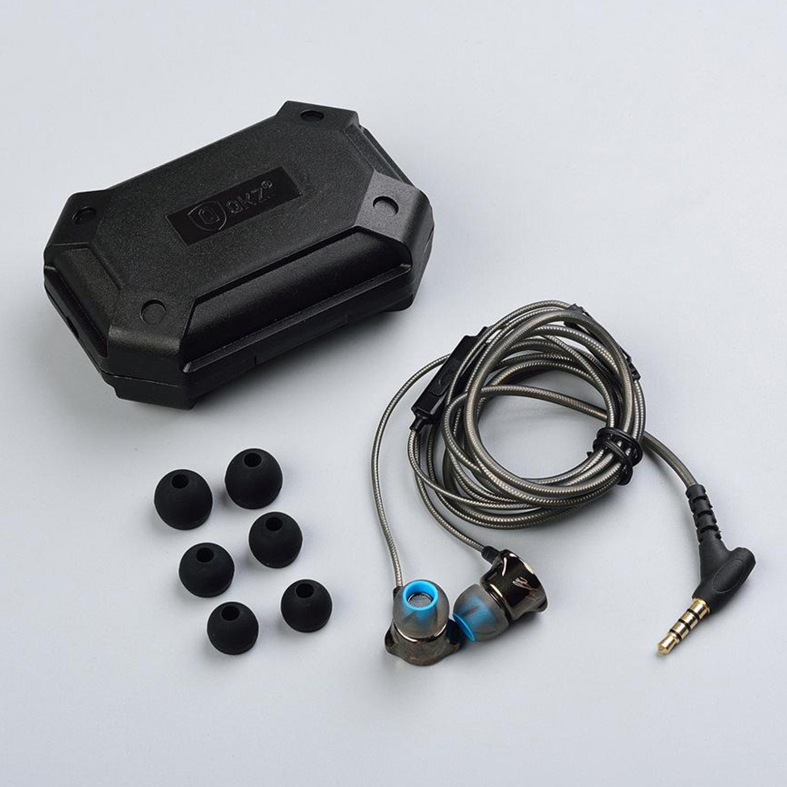 QKZ DM7 Earphone Metal Stereo Noise Isolating 3.5mm In-ear Headset 