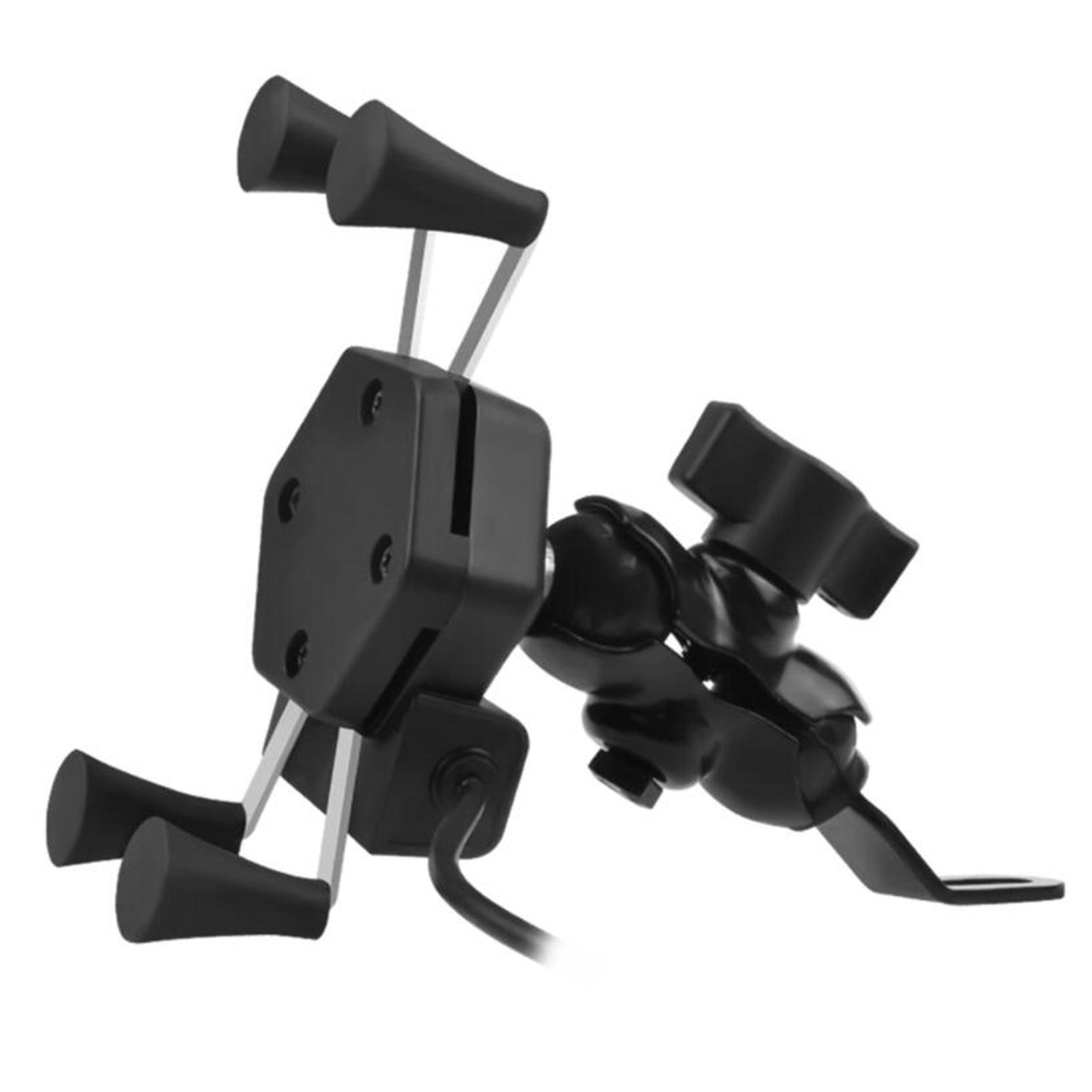 Adjustable Navigation Charging Mount Bracket 4 Clamp Arms 5V 2A Easy Install