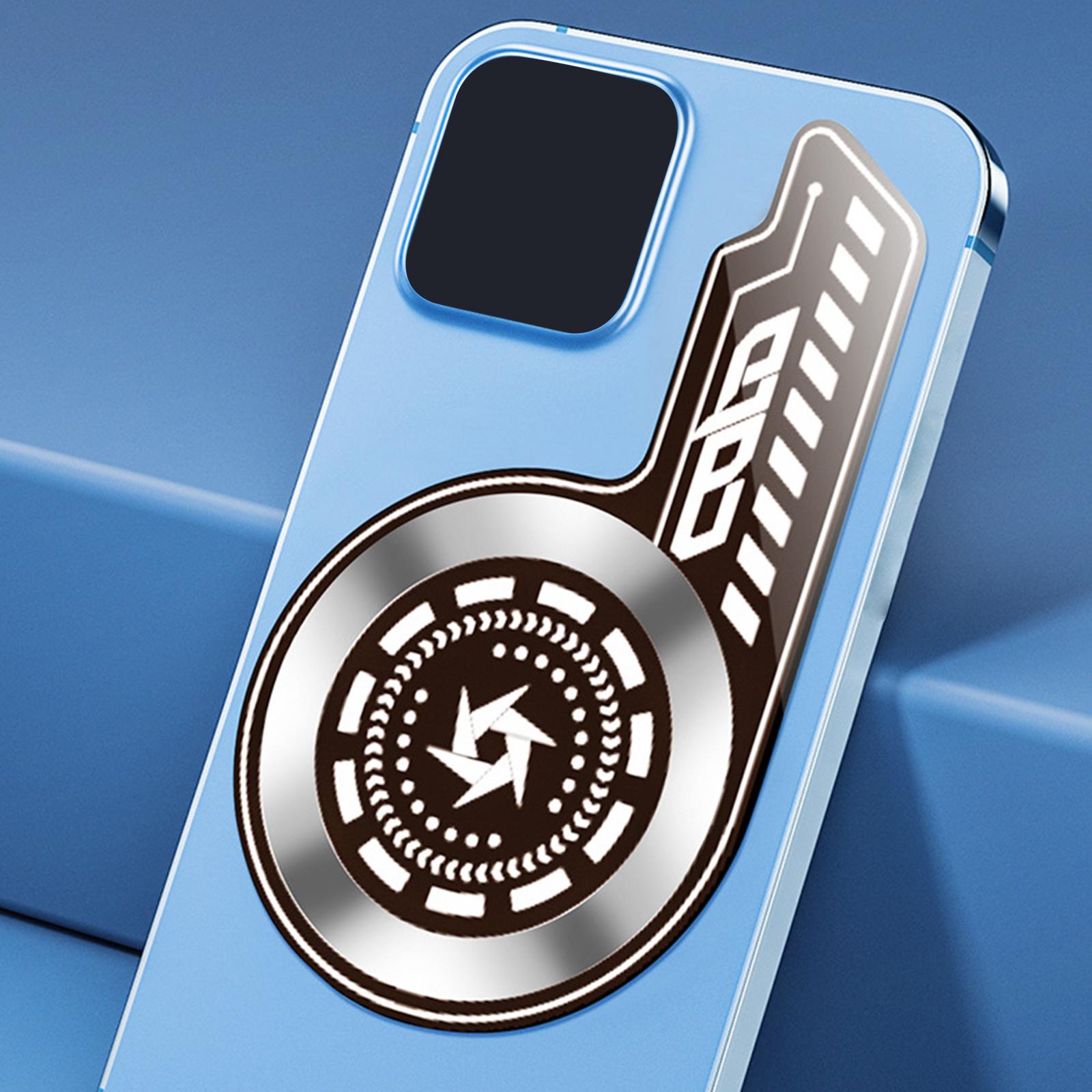 3xUniversal Phone Cooler Pad Heatsink Cooling Black Games Holder Sticker