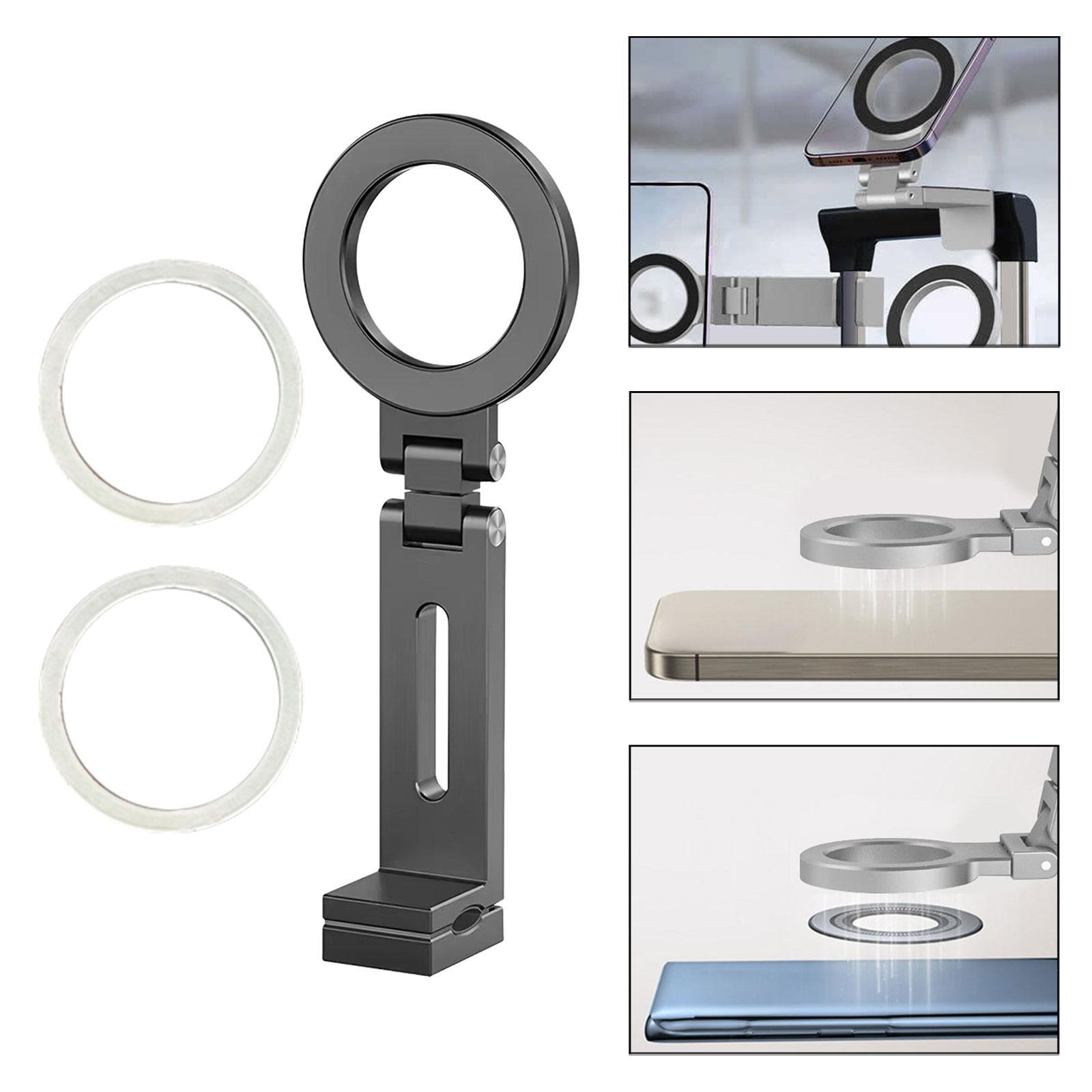 Magnetic Phone Holder Adjustable Phone Mount for Desktop Bedroom Home Grey