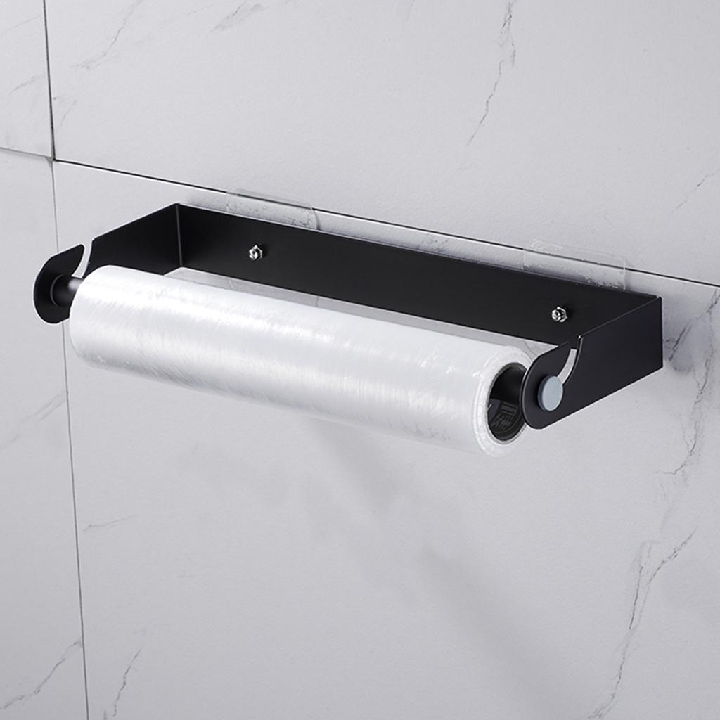 Kitchen Bathroom Towel Bar 12'' Stainless Steel Towel Bar Wall Mount Black