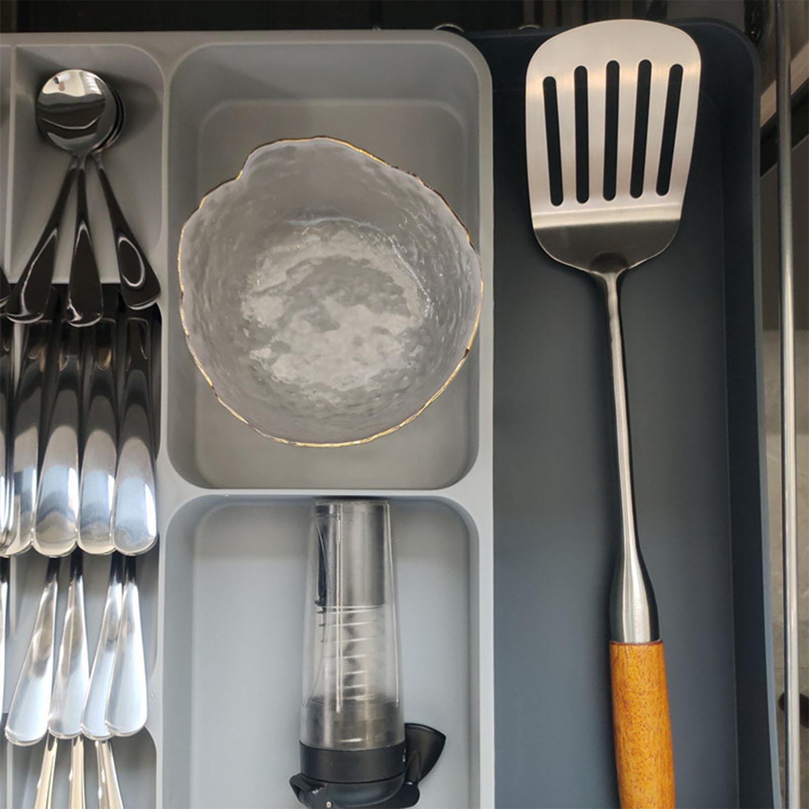 Cutlery Silverware Tray Multi Dividers Drawer Dividers Drawer Organizer Tray A