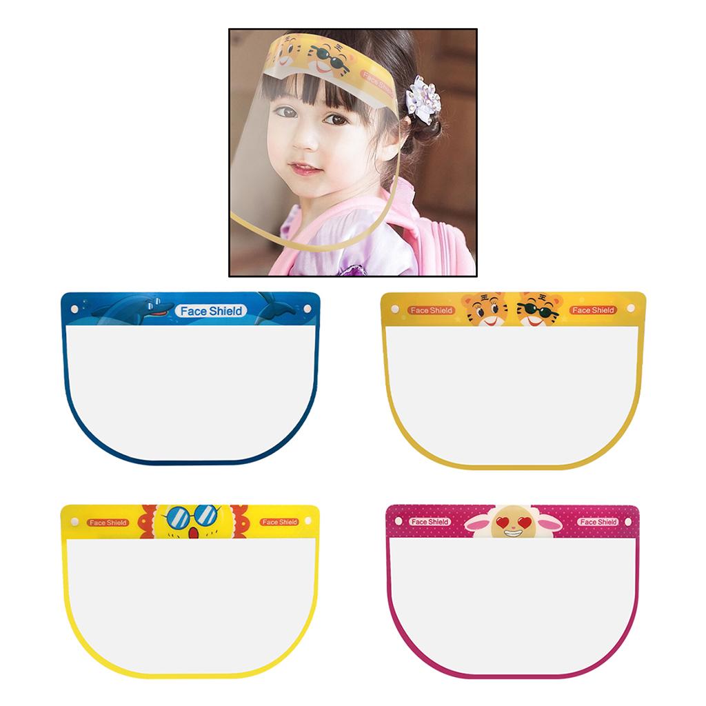 Kids Face Shield Guard Clear Face Cover with Protective Film Dolphin+Lamb