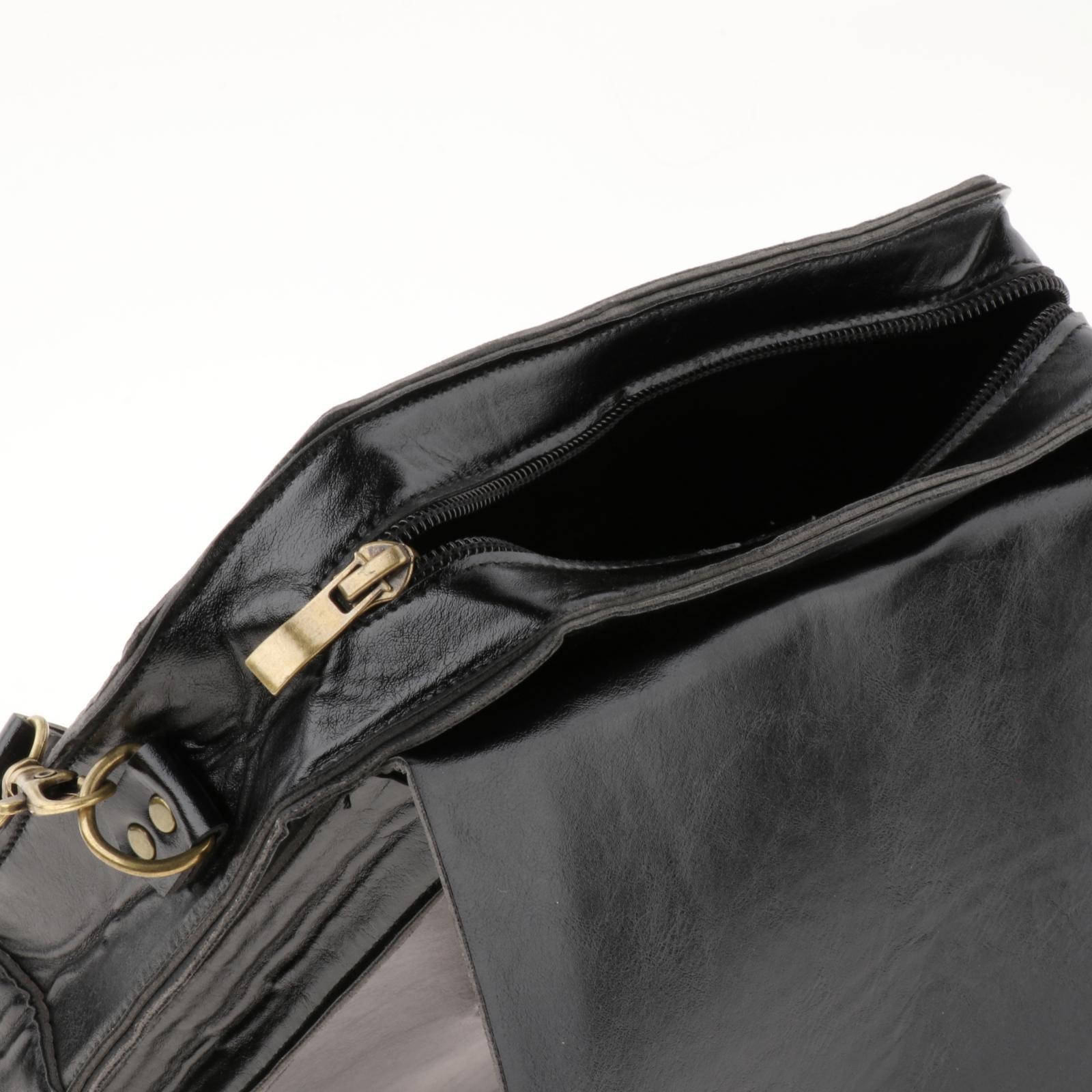 Waist Ring Belt Pouch Fanny Bag Wallet Multifunctional Prop Costume Gothic Black