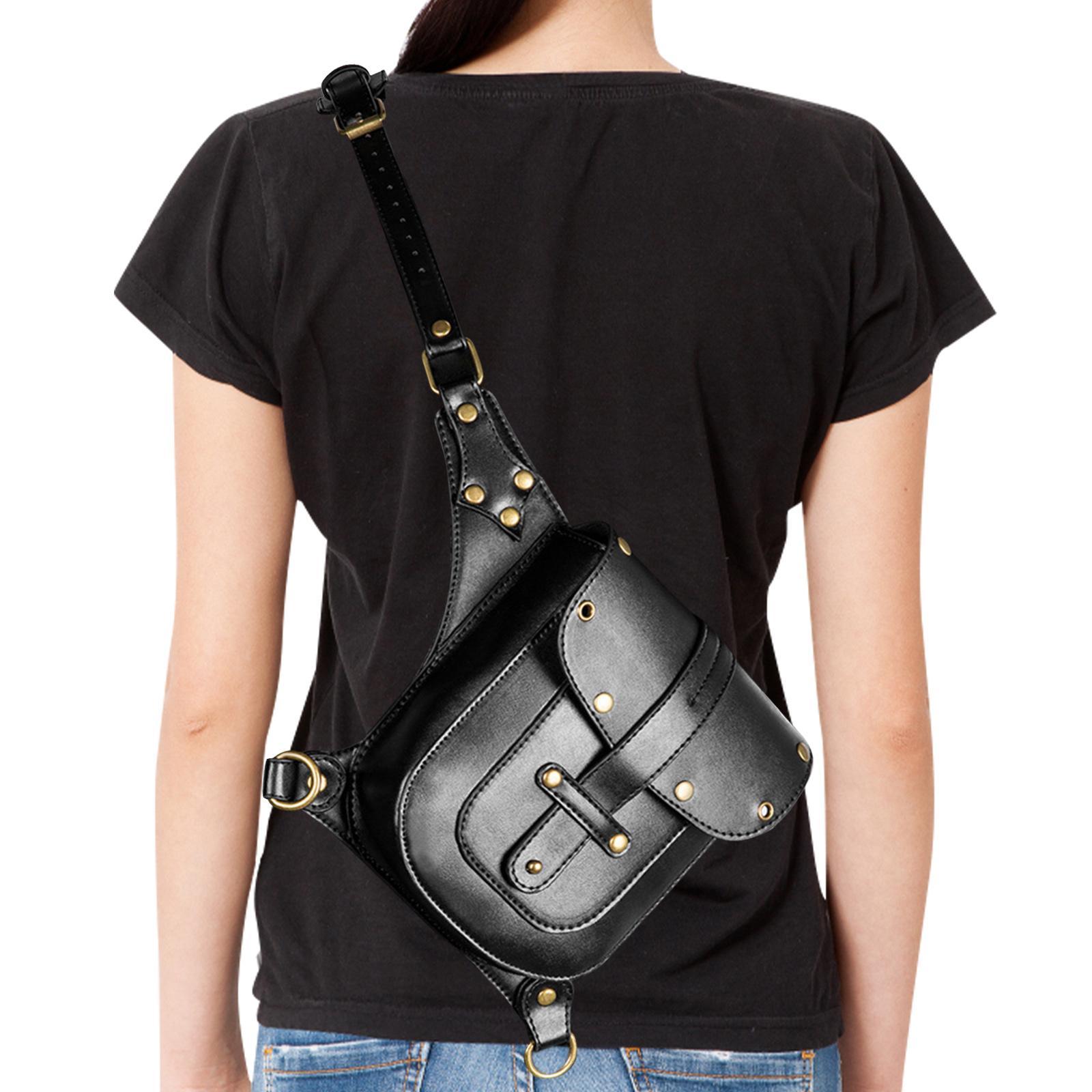 Waist Pack Fashion Punk Rock Fanny Pack for Travel Costume Props