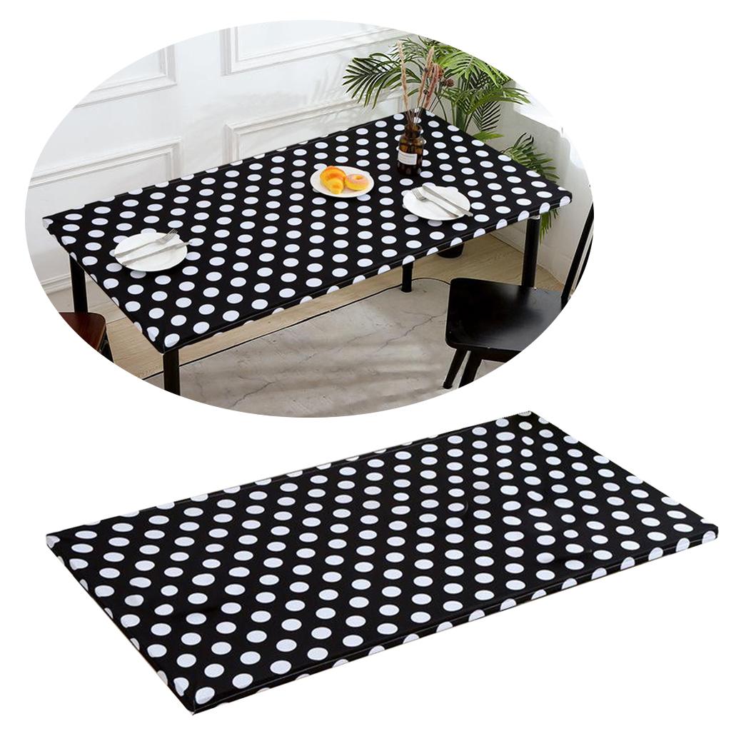 Rectangular Polyester Table Cloth Wedding Home Tablecloth 244x76CM Style C