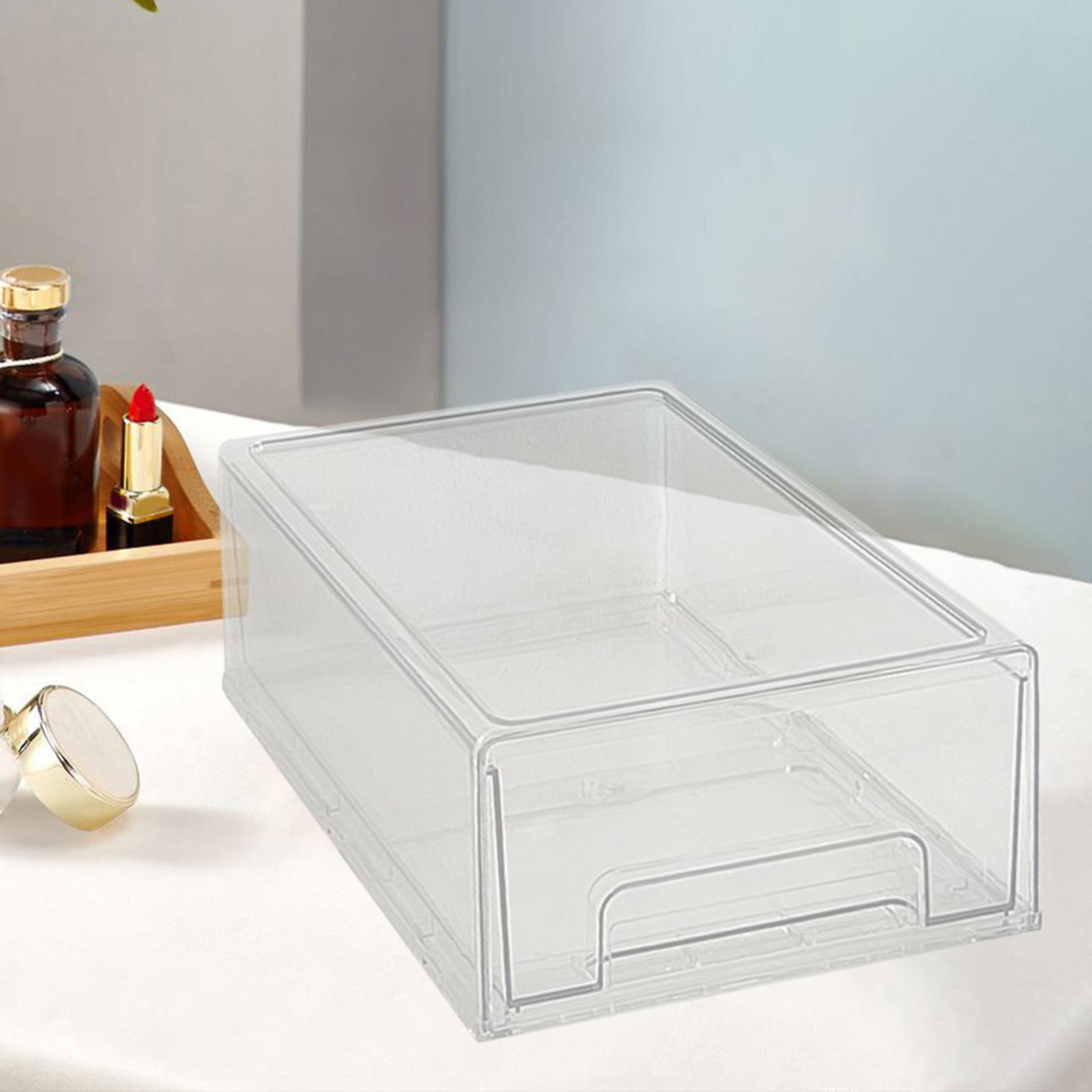 Cosmetic Organiser Case Multifunctional Transparent Desktop Drawer Organizer Large