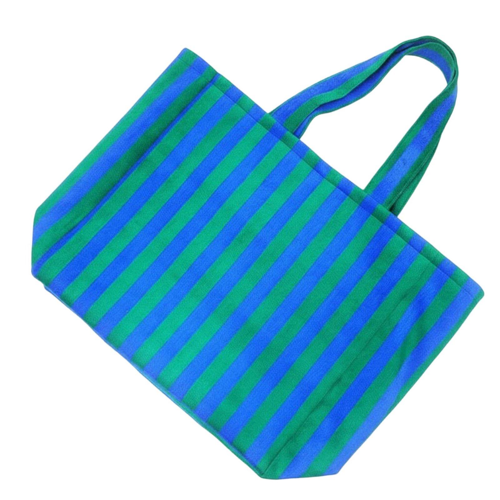 Cloth Tote Blue Green