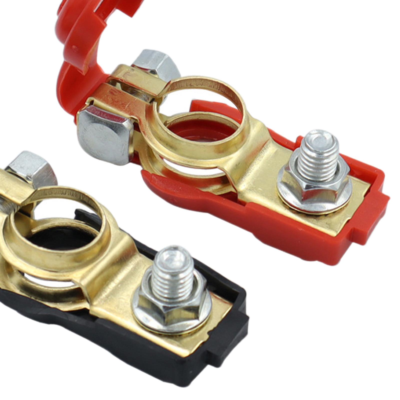 2Pcs Copper Caravan Truck Clip Battery Disconnect Terminals for Boat Marine
