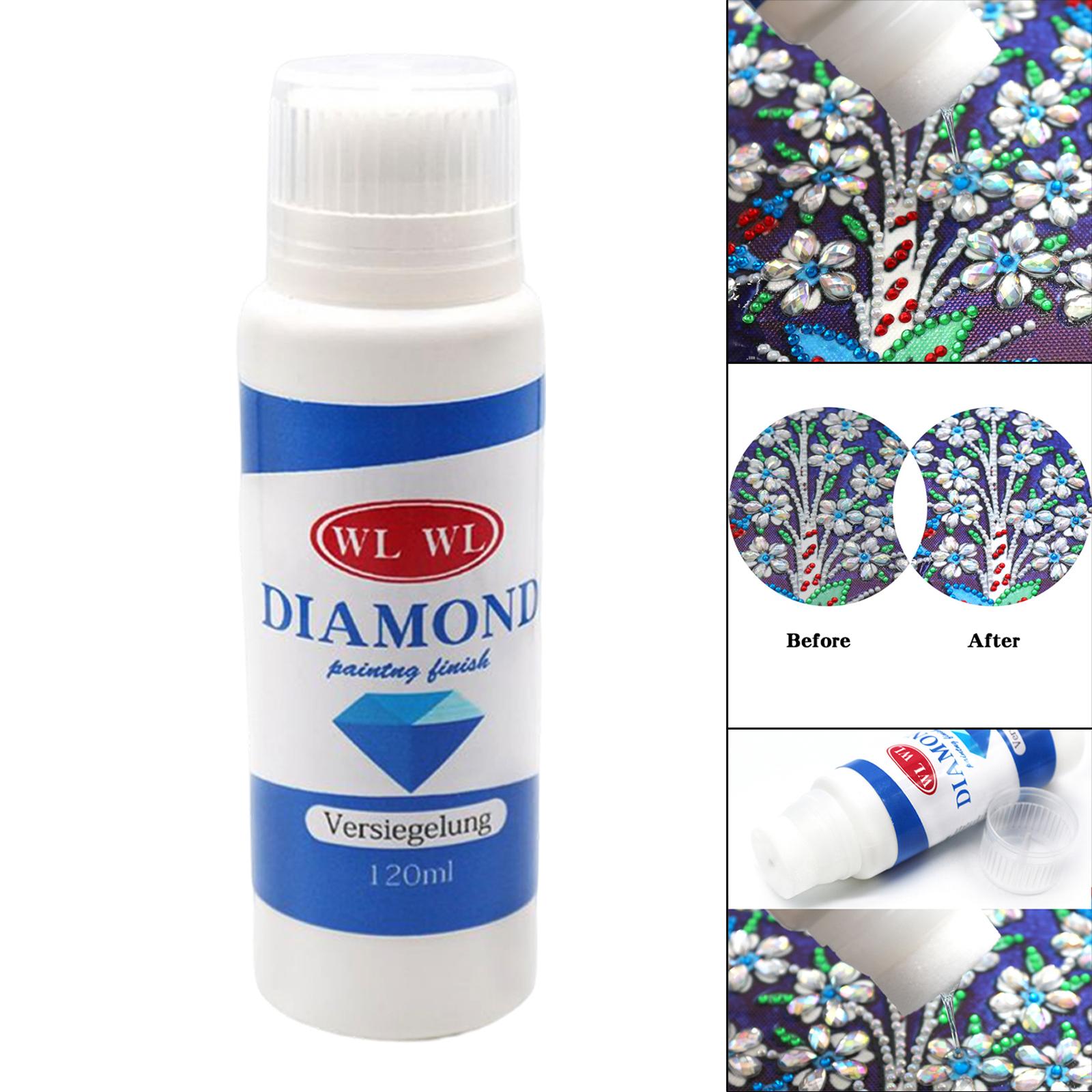 5D Diamonds Painting Sealer Glue Conserver Preserving for Keep Shiny DIY