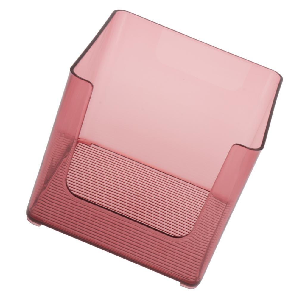 Plastic Desktop Storage Box Multifunctional Organizer Container Red