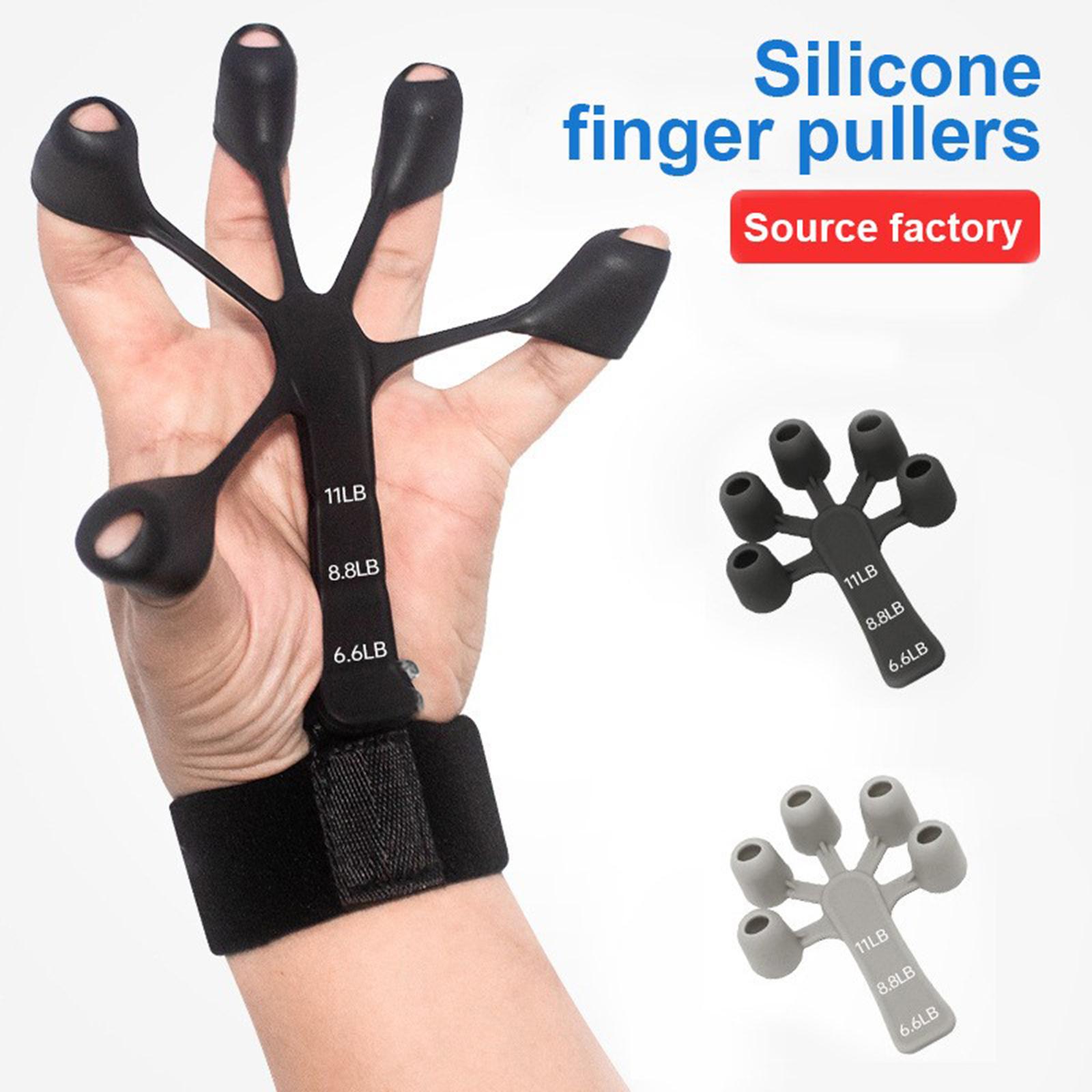 Finger Exerciser Wrist Puller Hand Resistance Band Silicone Finger Stretcher Half Cover