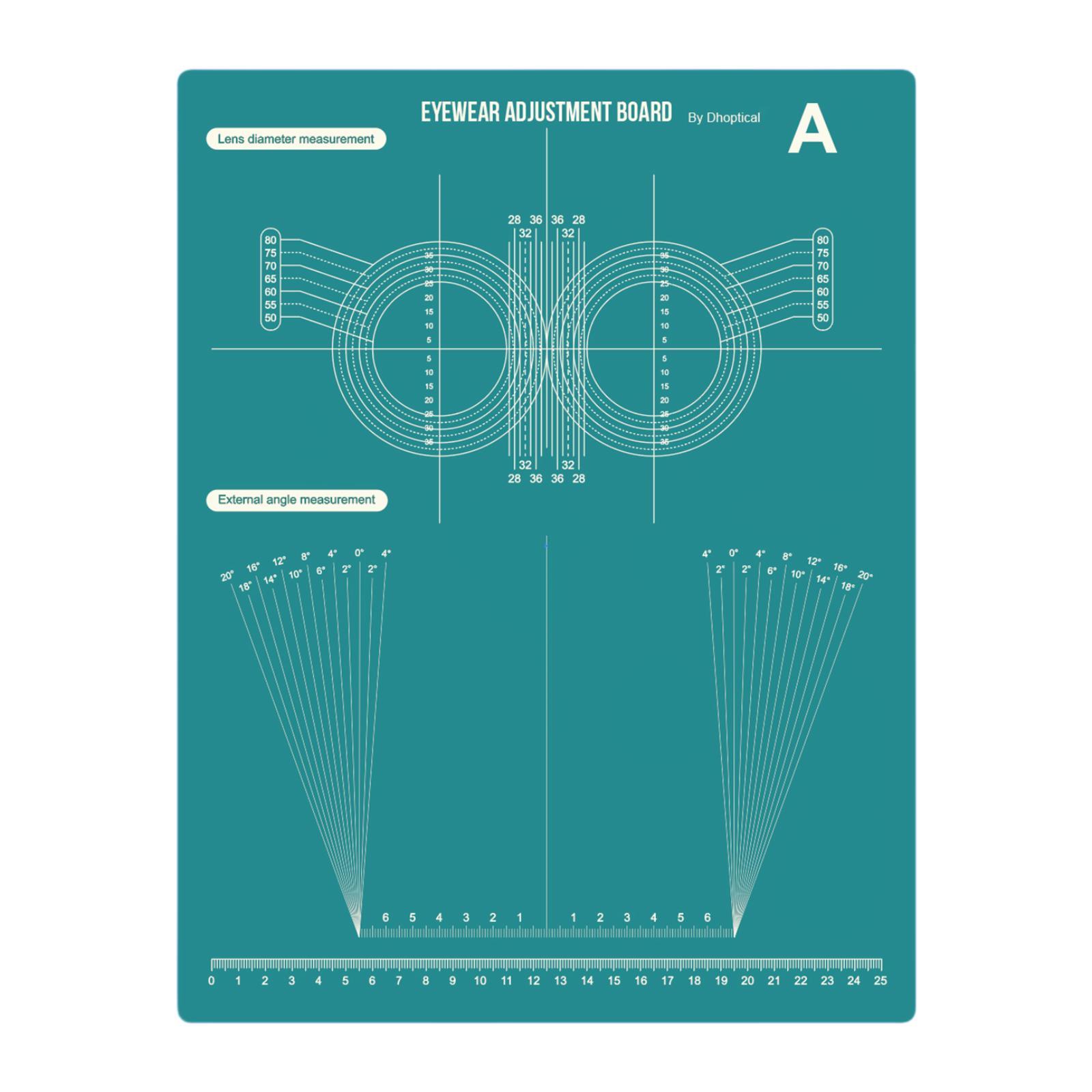 Eyewear Adjustment Board Angle Test Pad