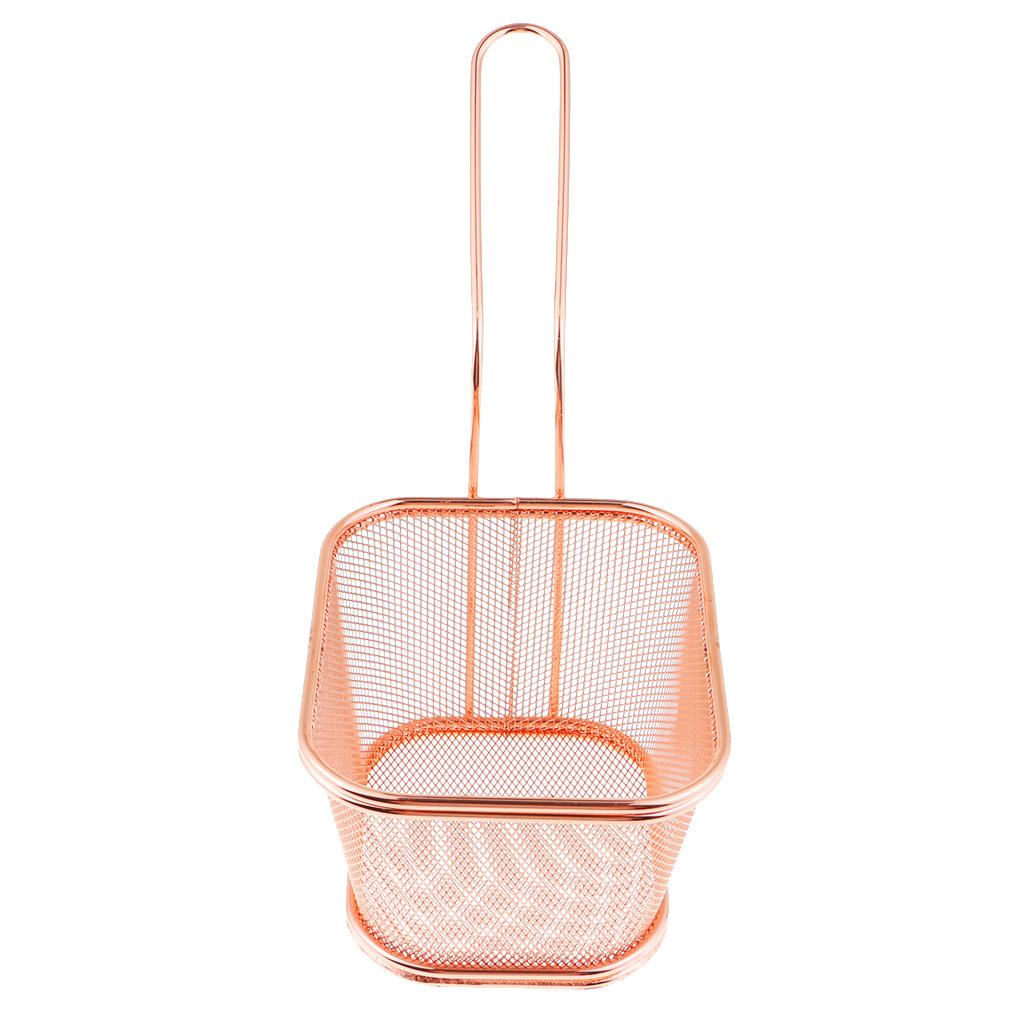 Stainless Steel Food French Fries Frying Basket Kitchen Mesh Strainer  E