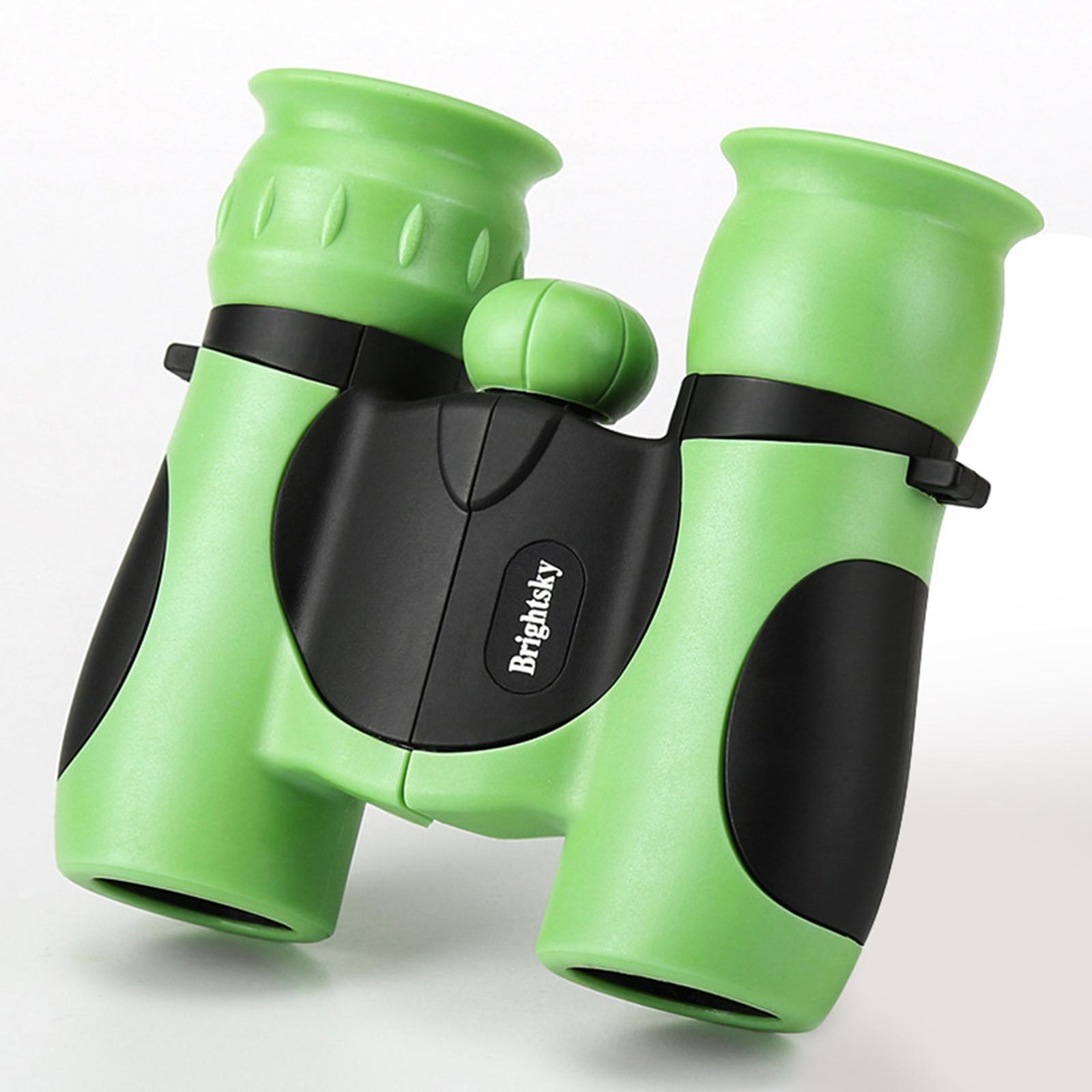 Shockproof Binoculars Small 8x21 for Kids Discover Travel Camping green