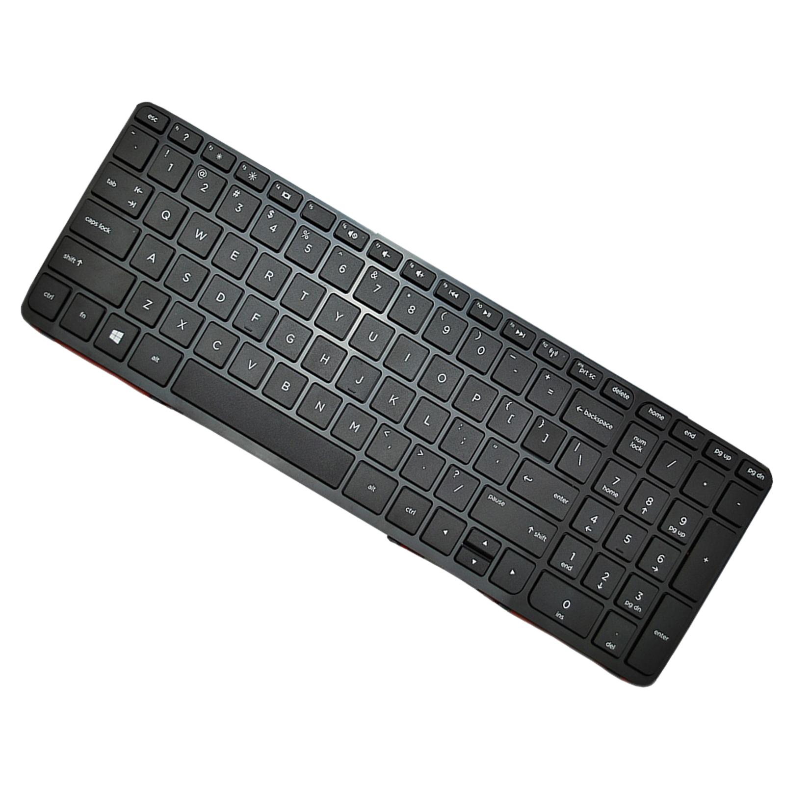 Laptop Replacement Keyboard Black Replace Cracked English for HP 17-E000