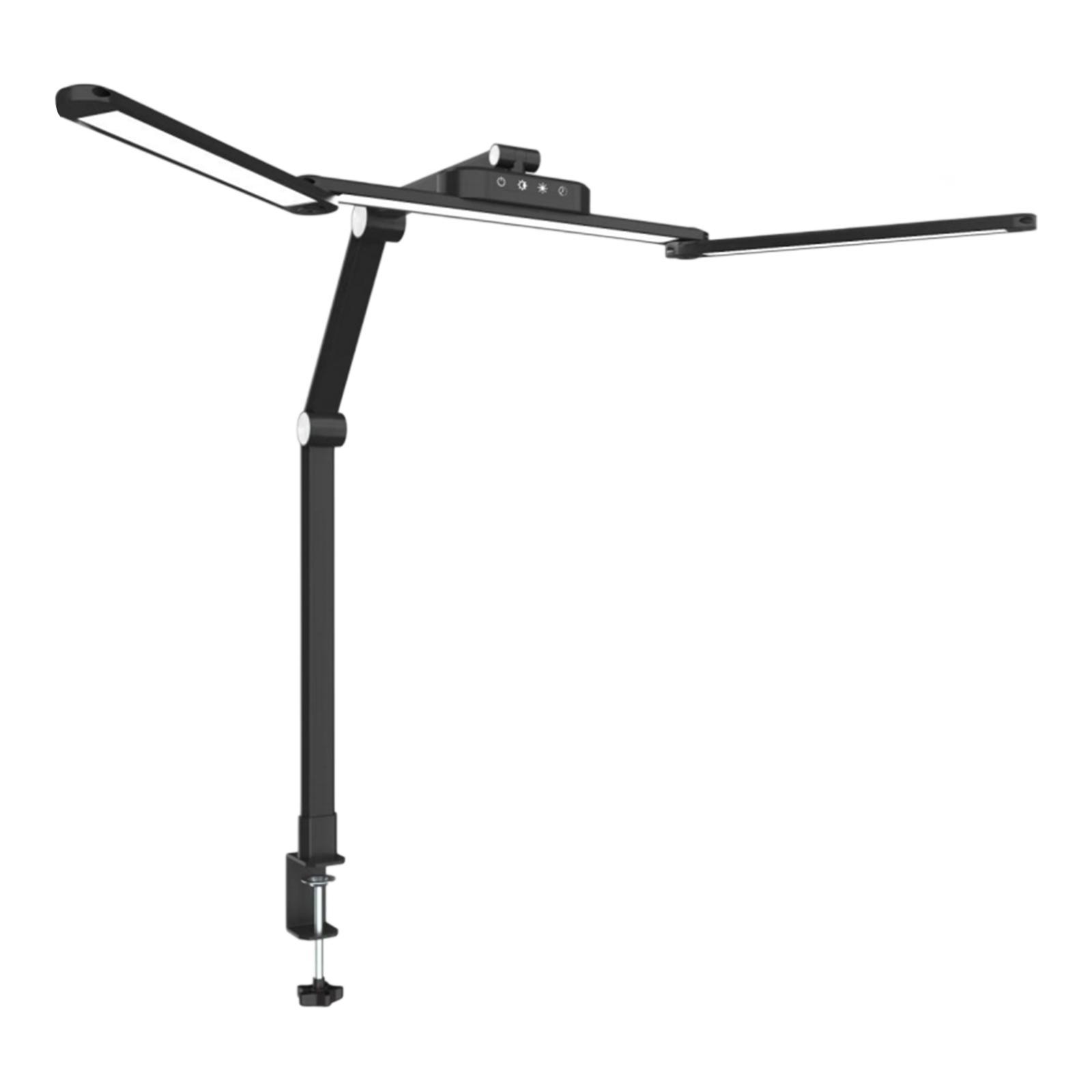 LED Desk Lamp with Clamp Modern Flexible Table Light