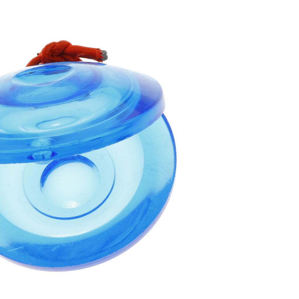1 Pair Plastic Castanet Kids Percussion Toy Blue