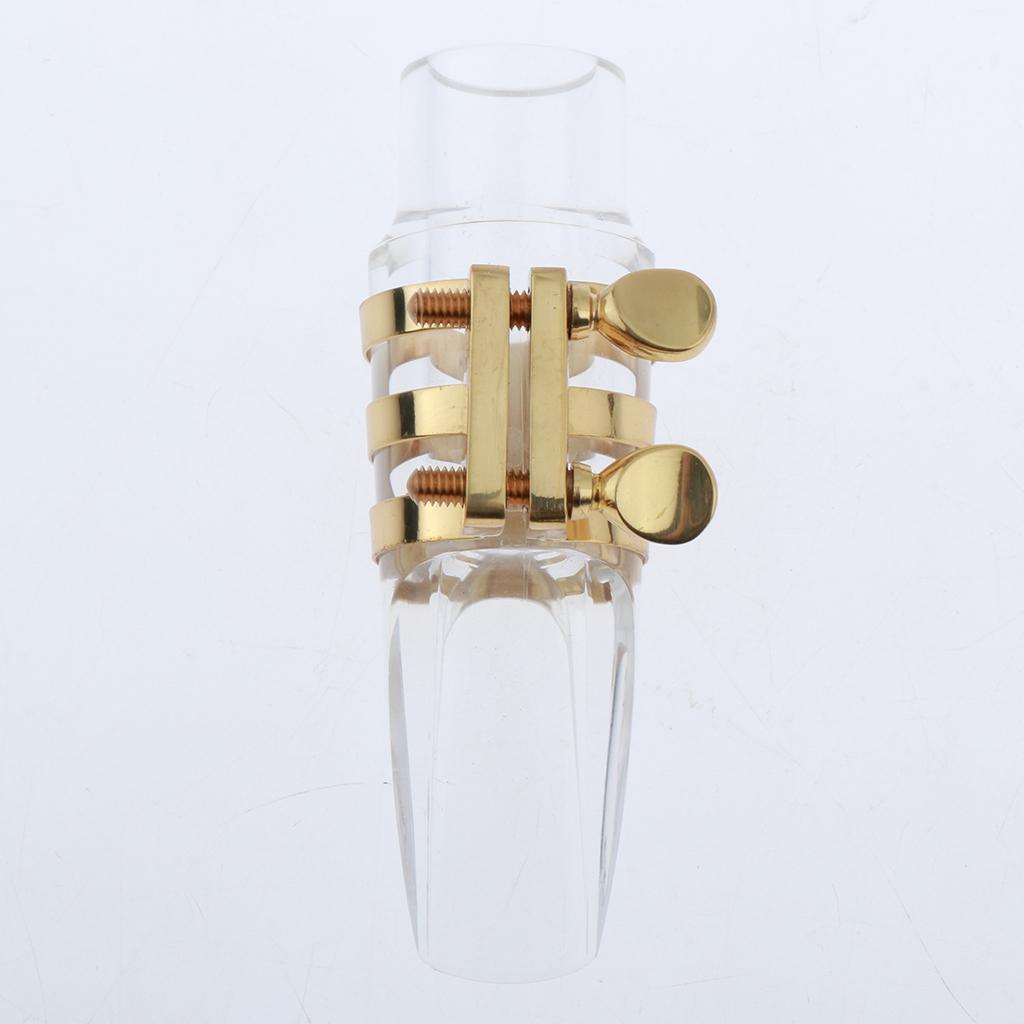 Transparent Clear Crystal Alto Saxophone Mouthpiece Kit