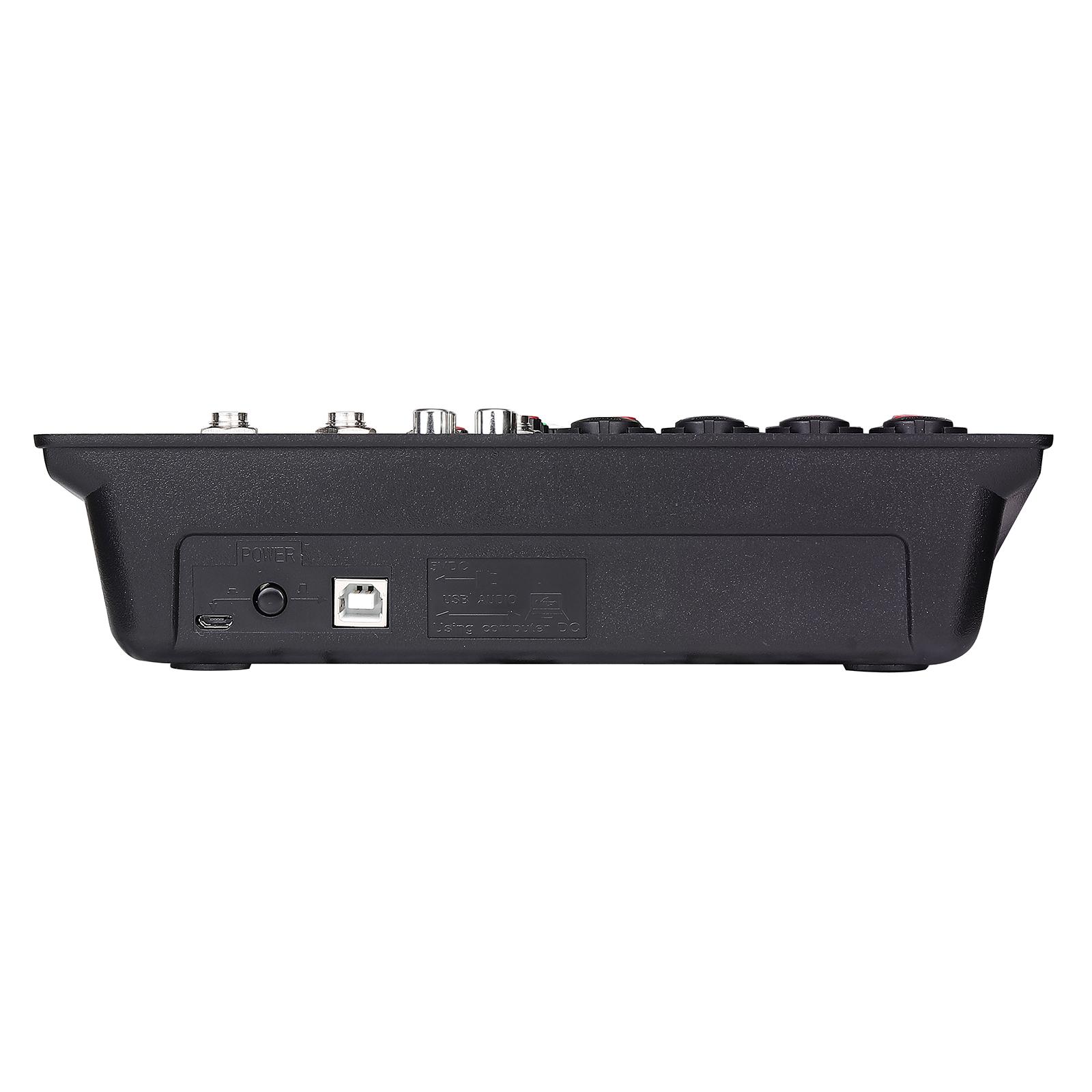 Professional DJ Audio Mixer 6-Channel Compatible DJ Controller Sound Mixer