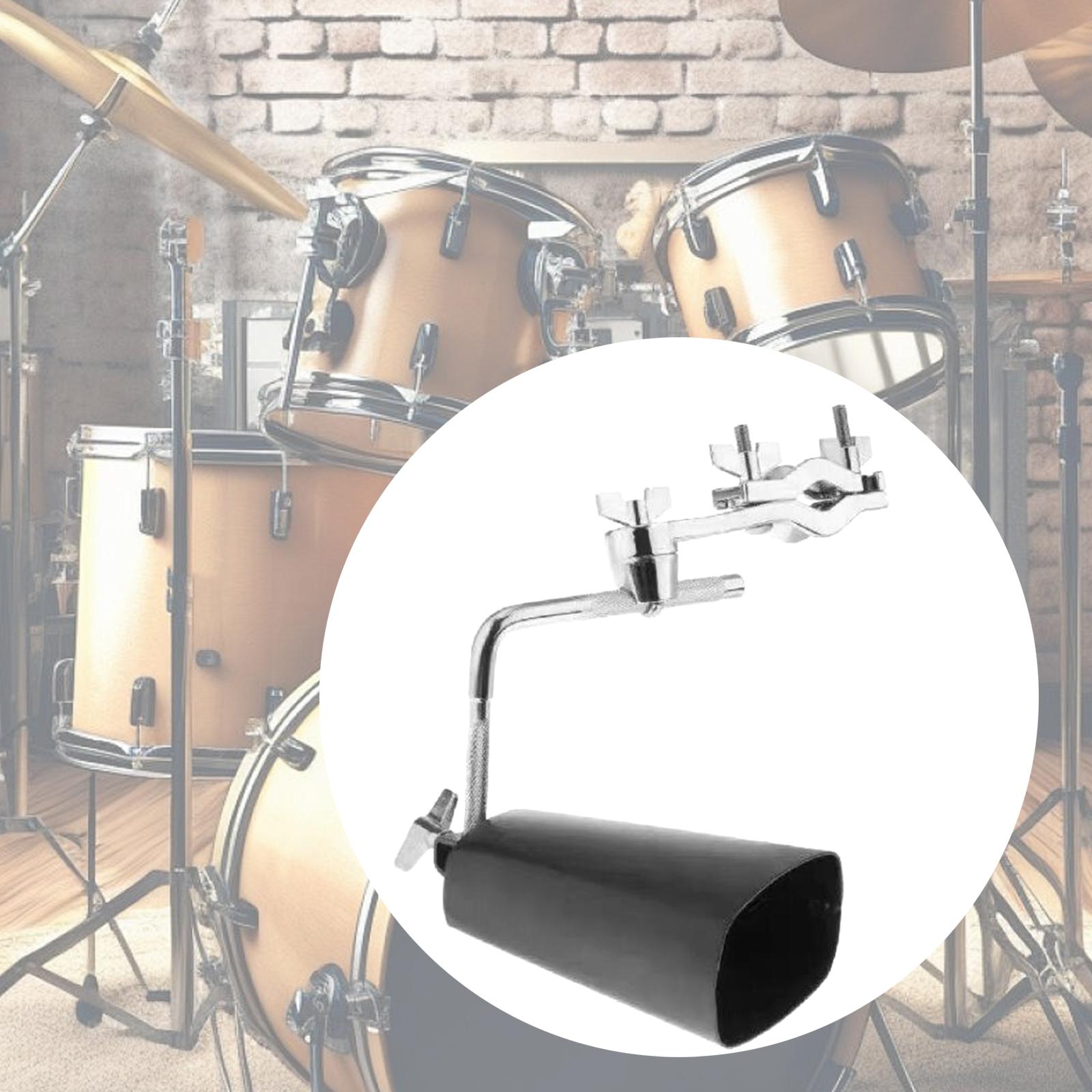 Cowbell Clamp Adjustment Noise Maker Cowbell Instrument Percussion Accessory 6inch